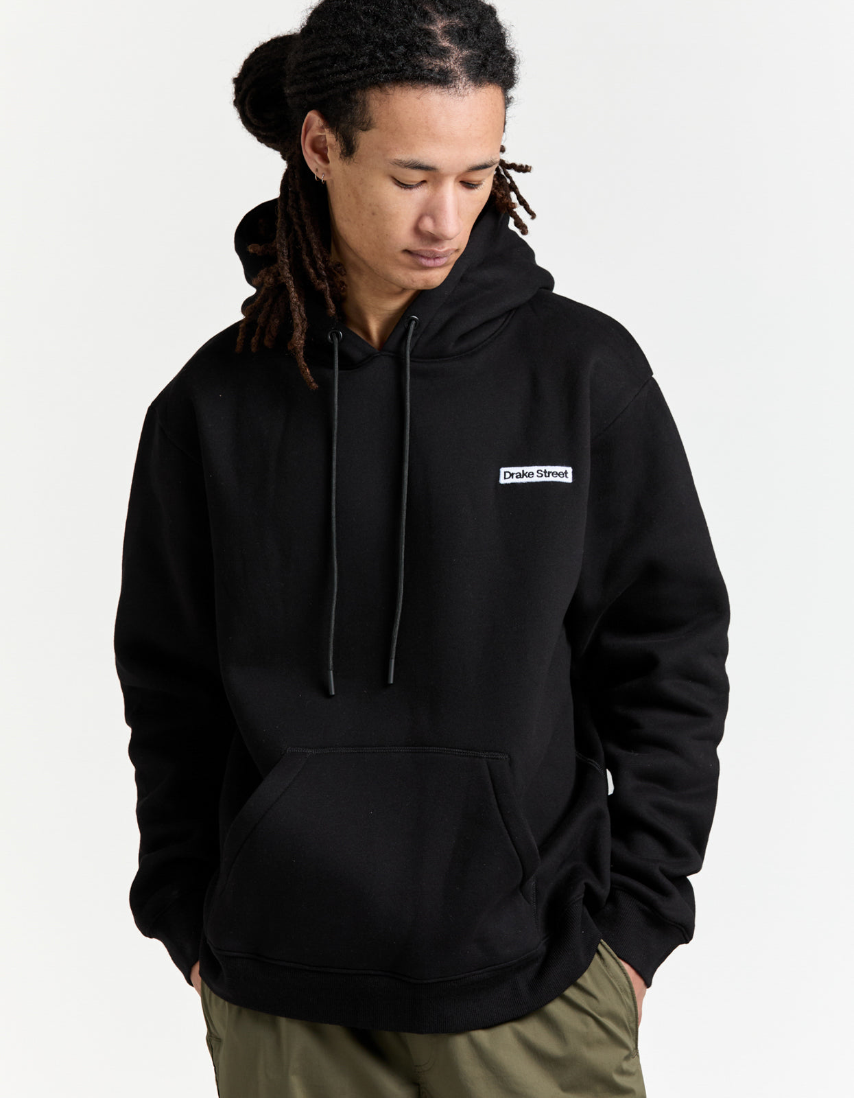 Crossman Hooded Pullover - Black