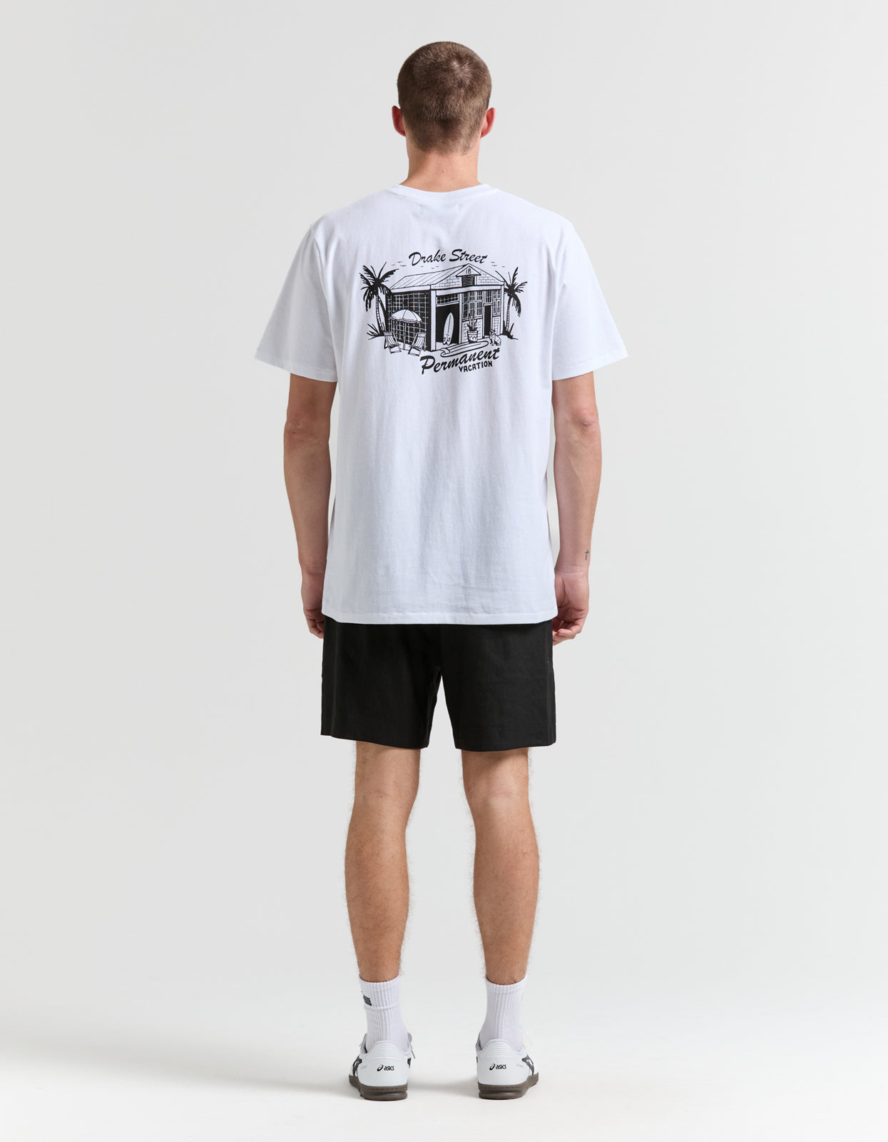 Permanent Vacation Tee - White
