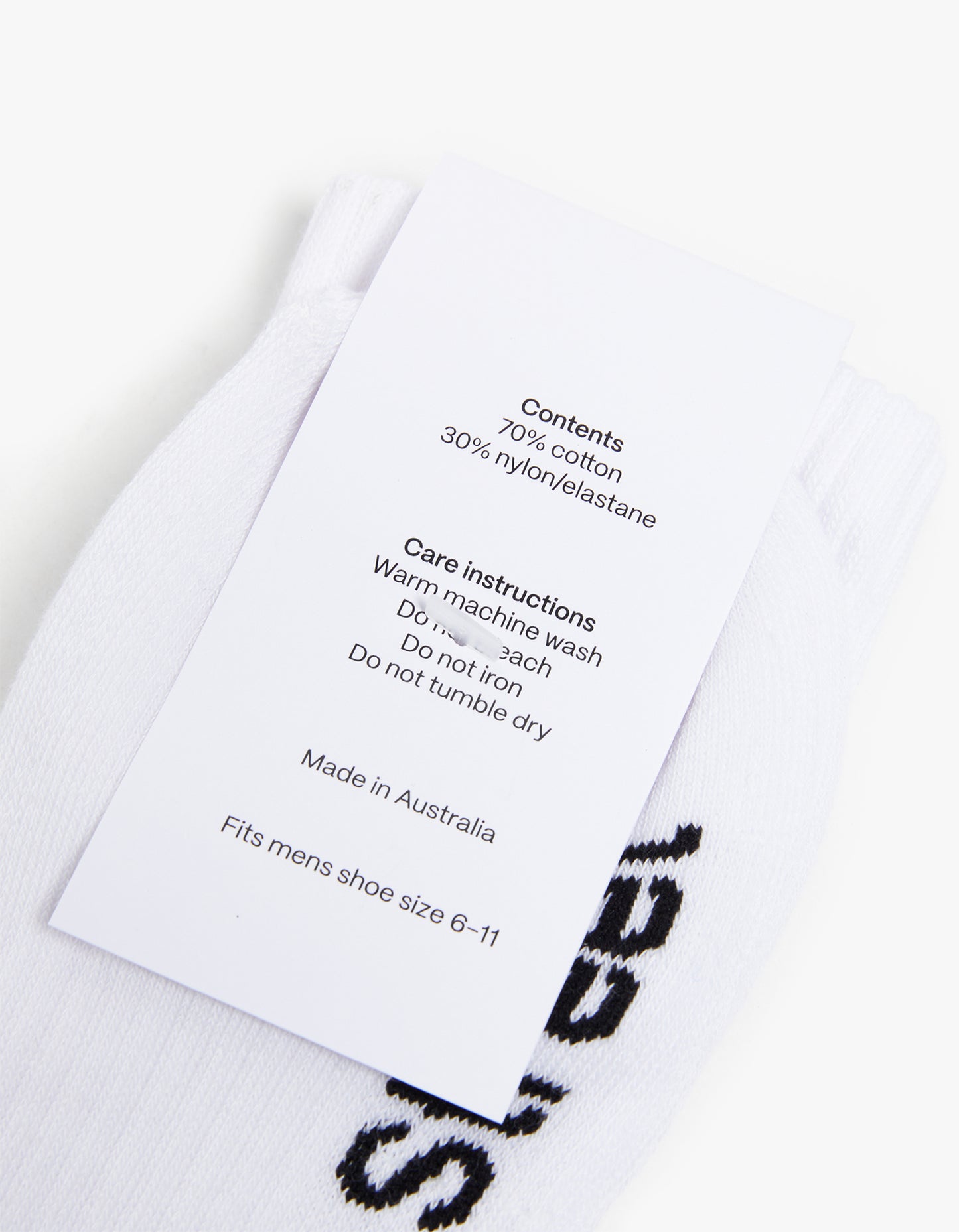 Drake Street Sock - White