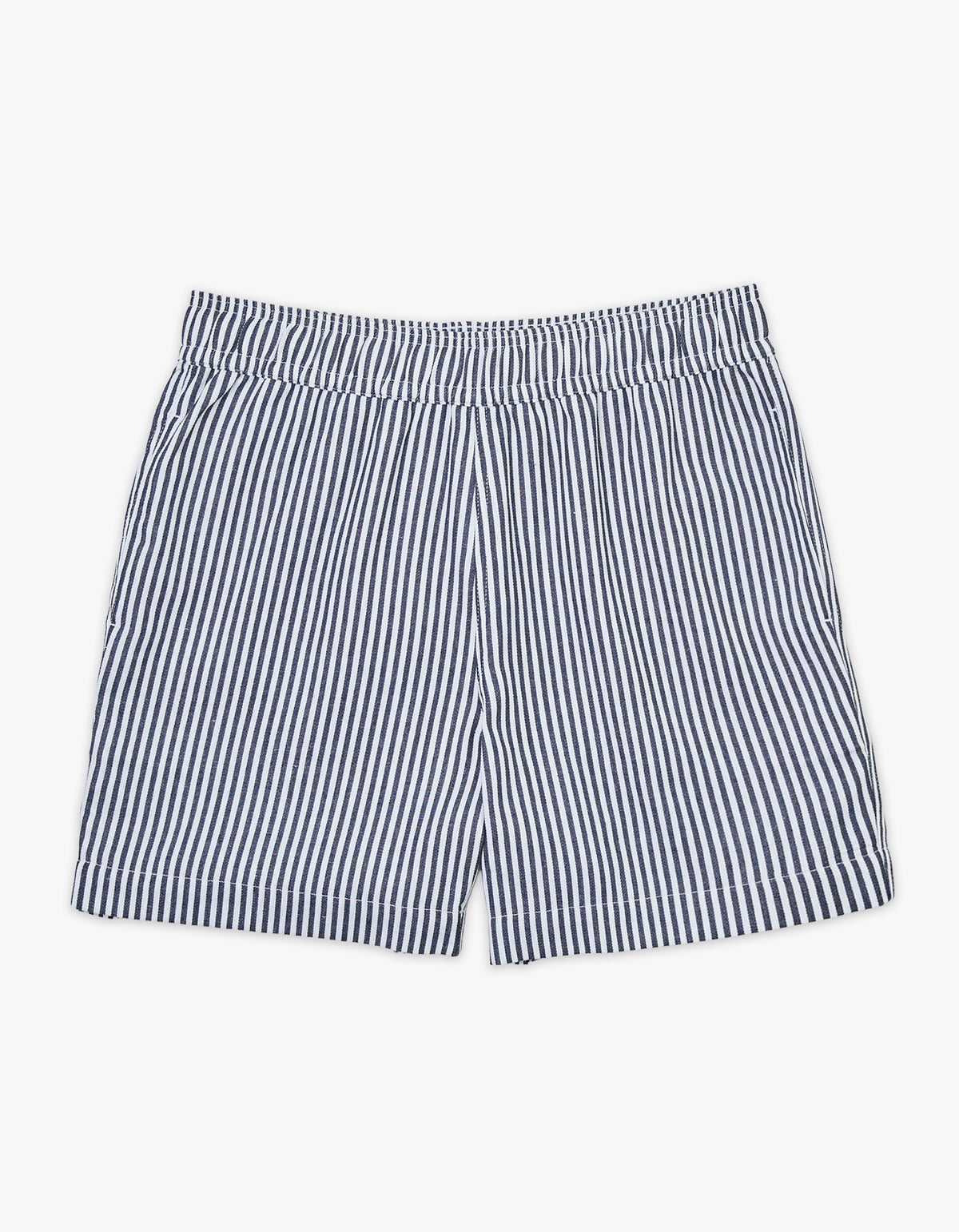 Scopello Short - Dark Navy Stripe