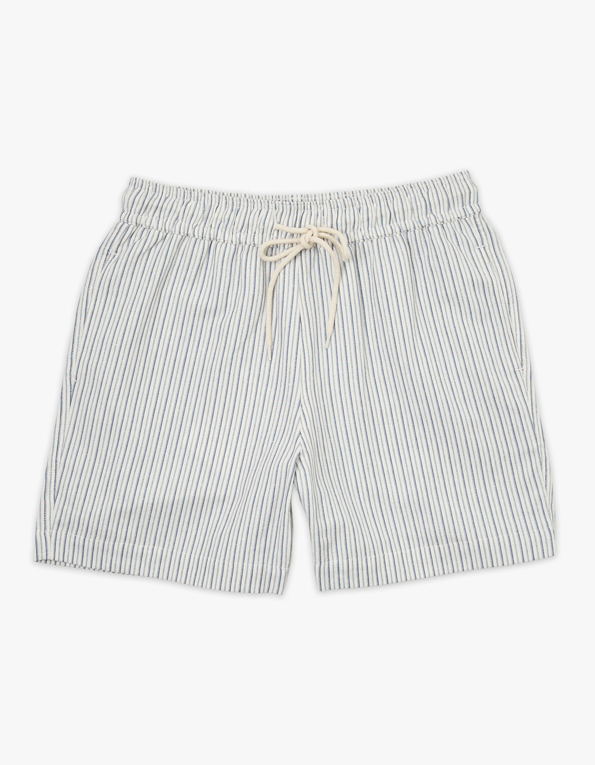 Vela Short - White/Blue Stripe