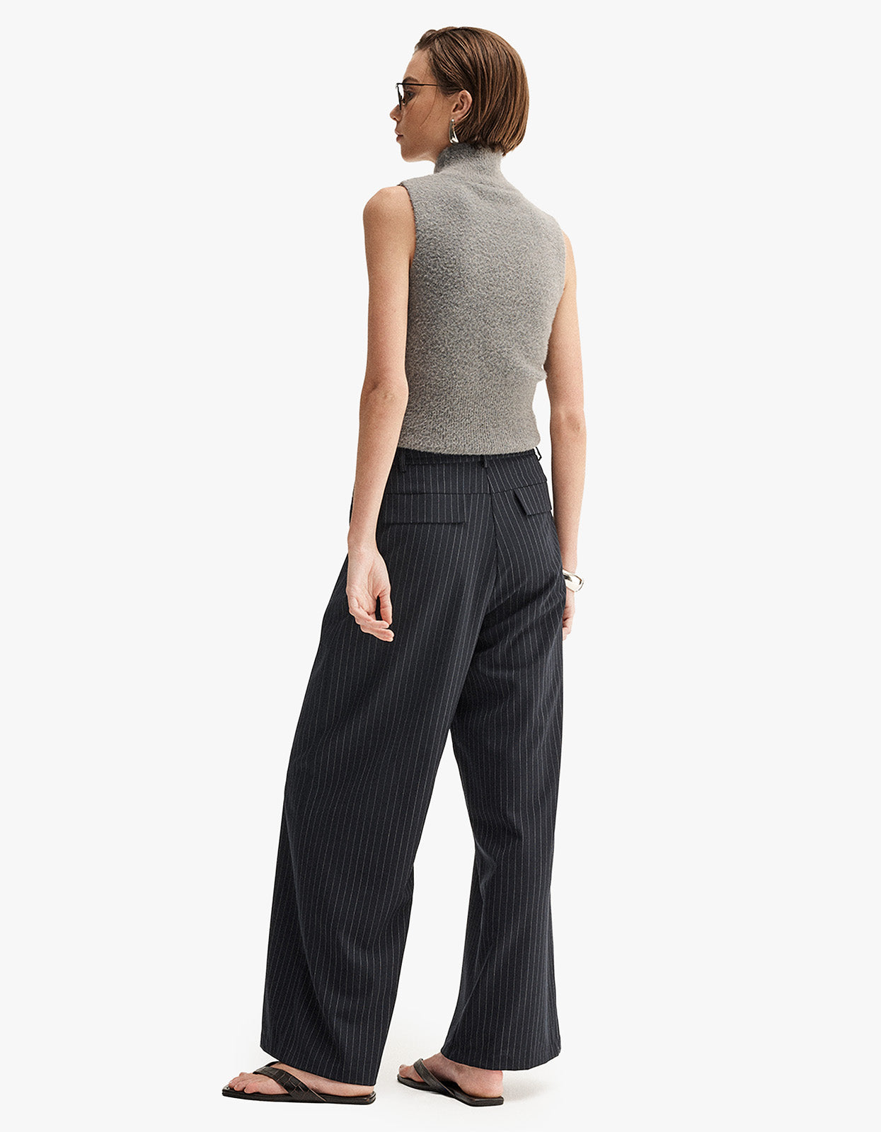 Tobias Pant - Midnight Navy Pinstripe