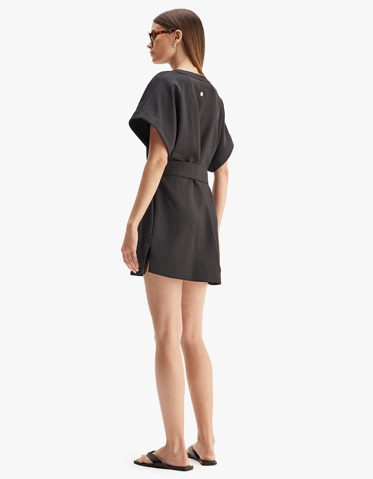 Kenji Mini Dress - Black