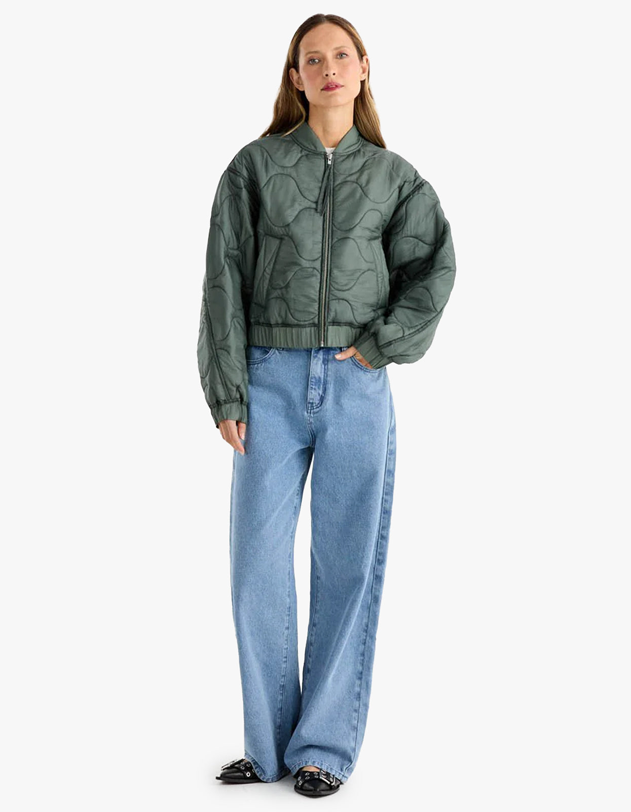 Magnolia Quilted Jacket - Olive