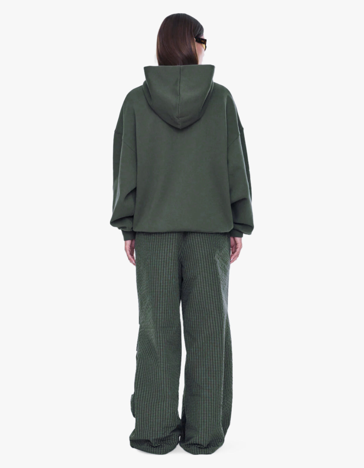 Cassie Oversized Hoodie - Washed Olive