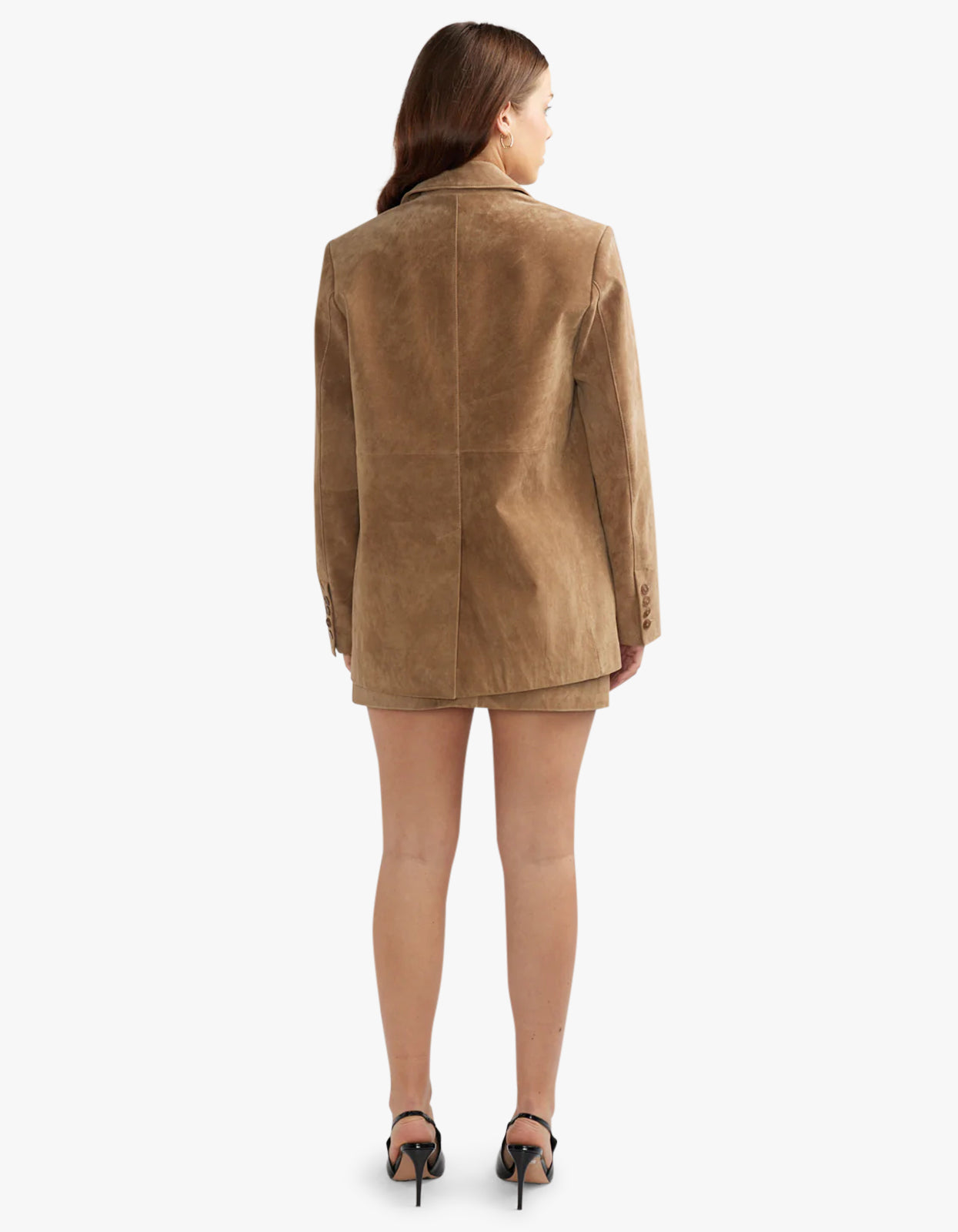 Ana Suede Blazer - Toffee