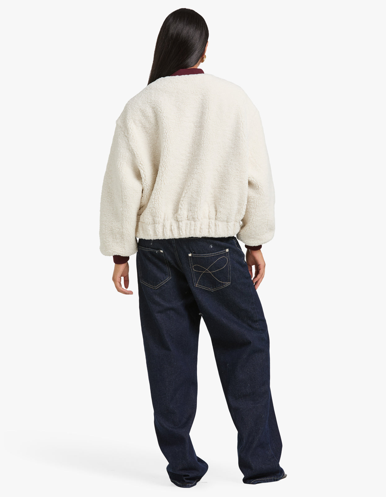 Bea Teddy Bomber - Birch