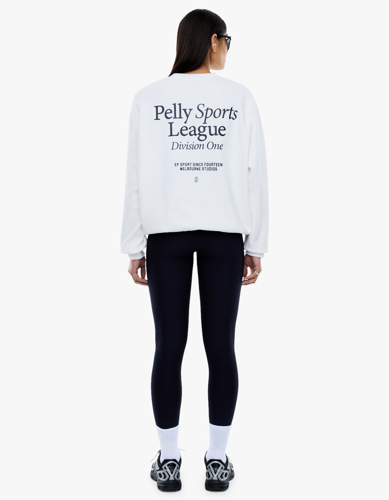 Pelly Sports League Sweater - Vintage White