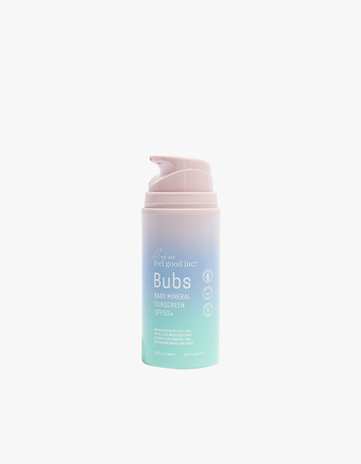 Bubs Baby Mineral Sunscreen SPF50+ 100G