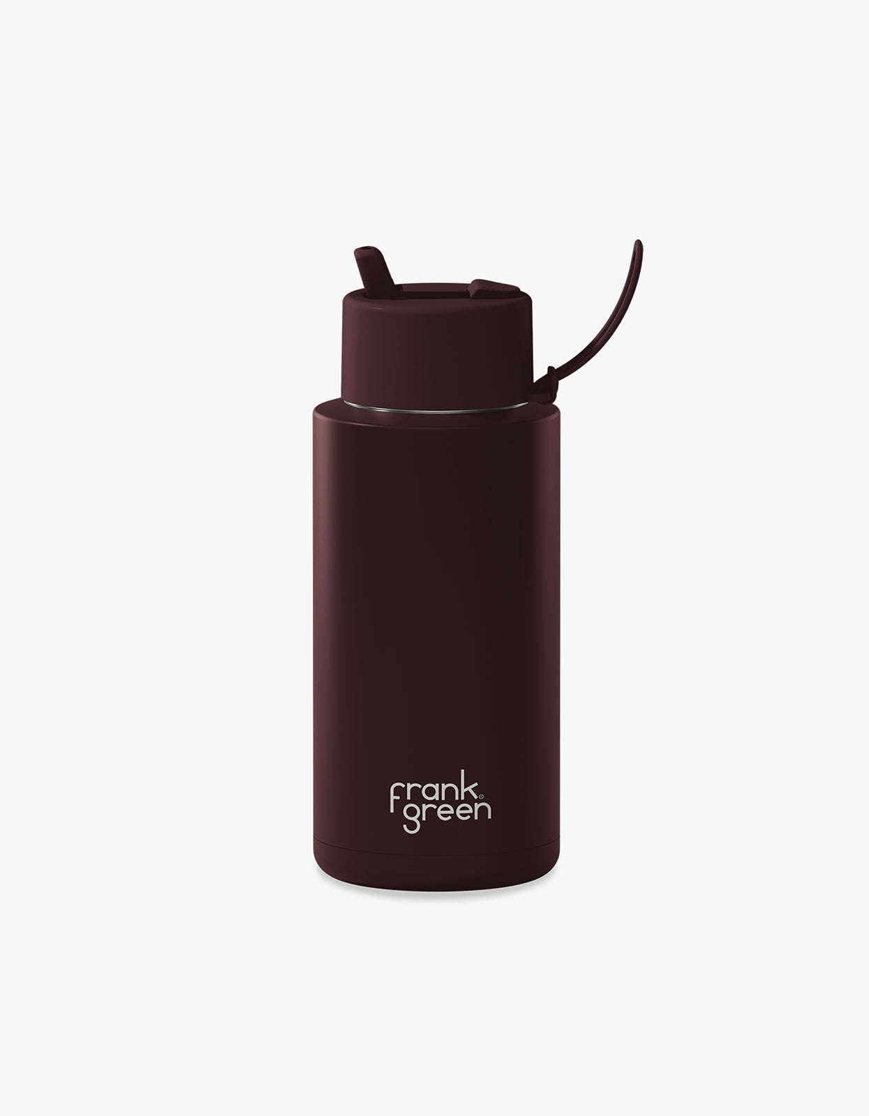 34Oz Flipstraw Reusable Bottle - Chocolate