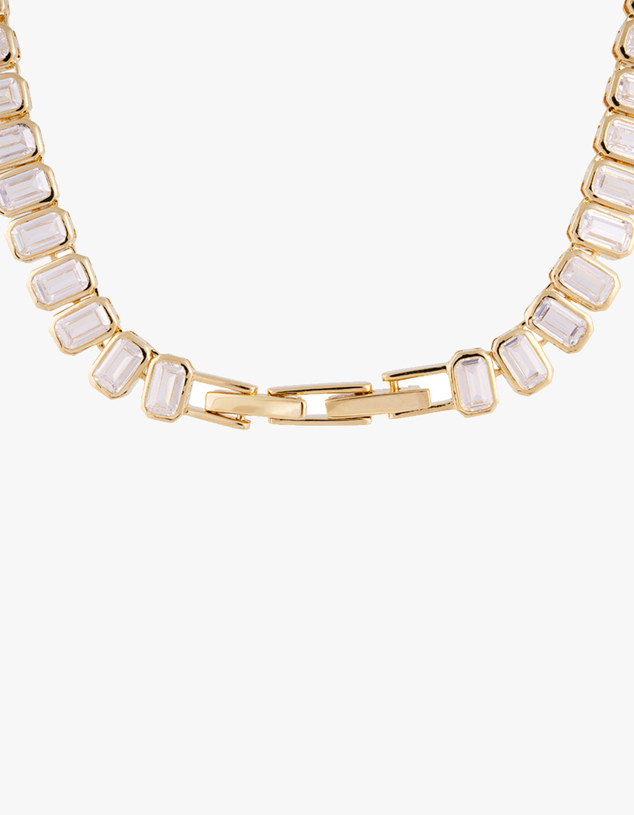 Blanc Tennis Necklace - Gold