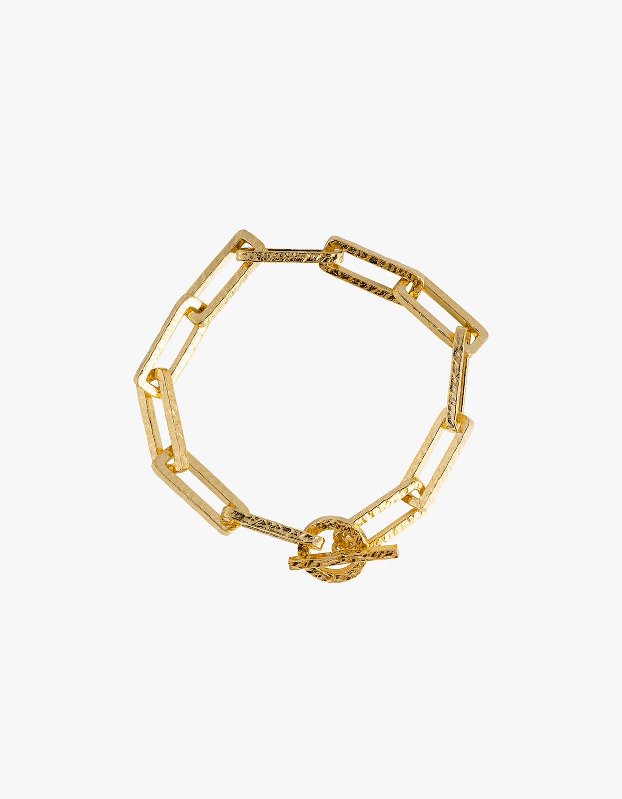 Antique Gold Chain Bracelet - Gold
