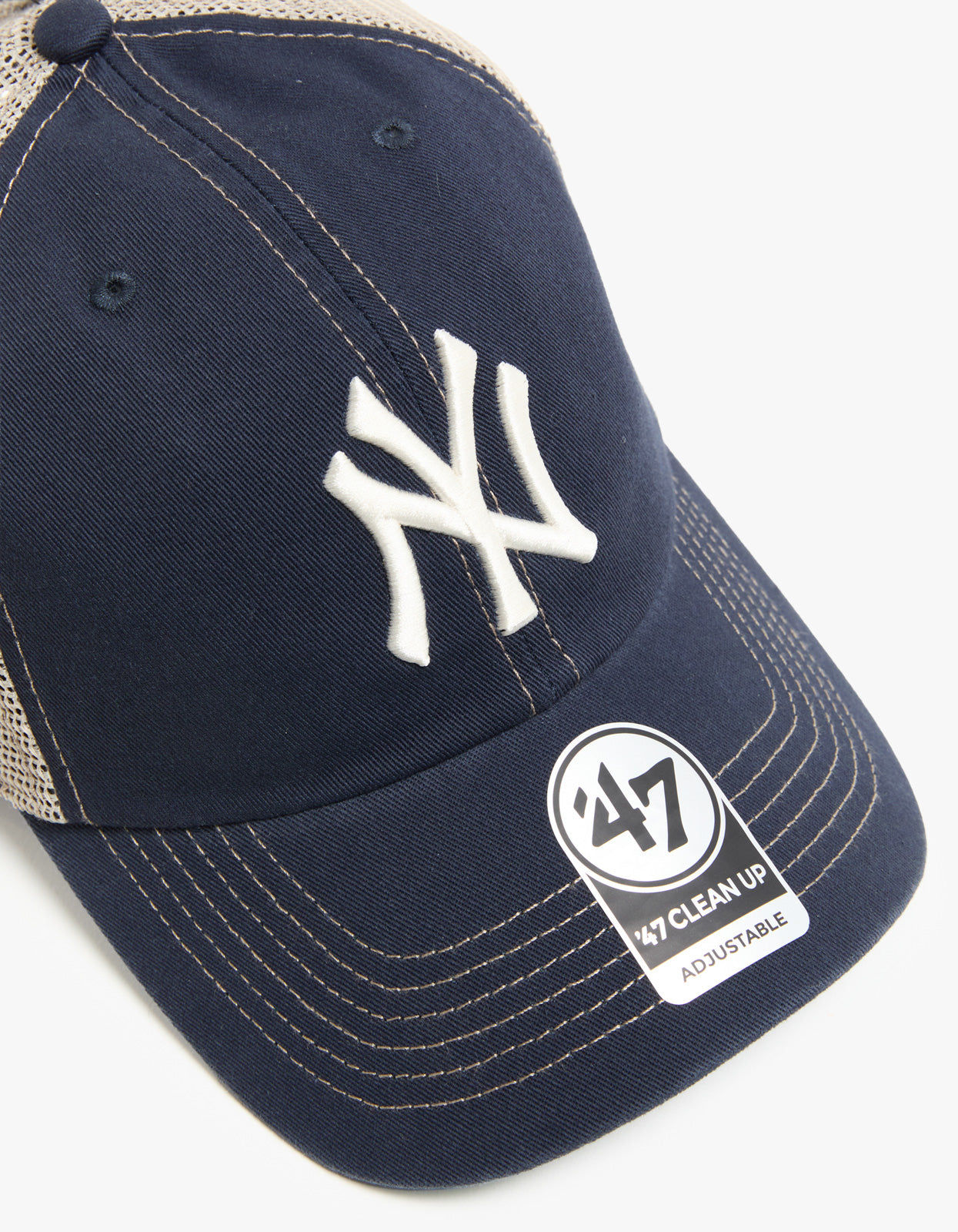 New York Yankees Trawler '47 CLEAN UP Trucker Cap - Navy