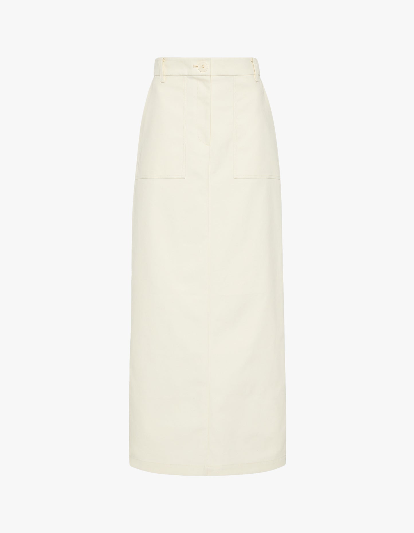The Claudia Cargo Skirt - Ecru