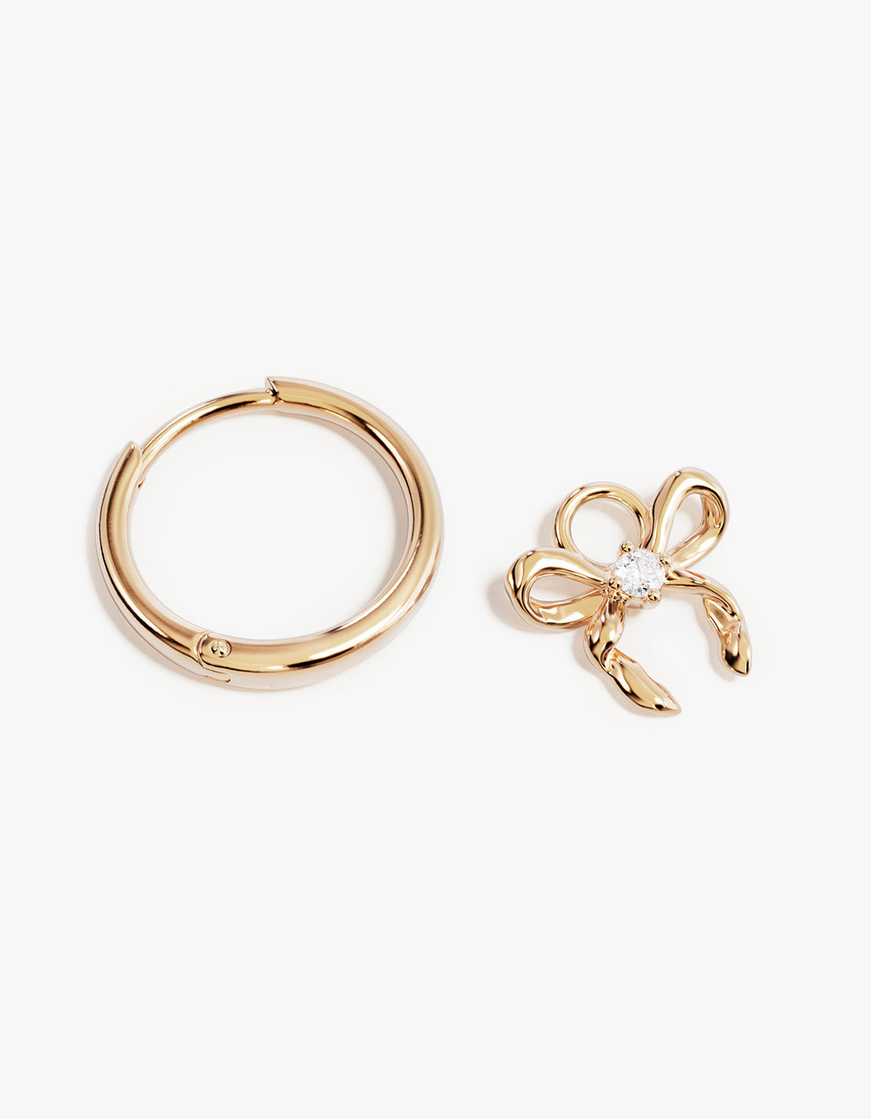 Forever More Bow Hoops - 18K Gold Vermeil