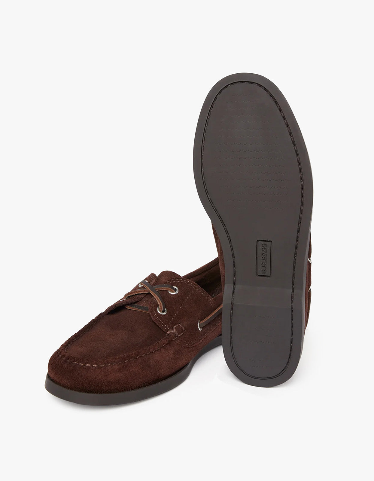 Mens Jetty II Boater 2 Eye Boat Shoes - Chocolate Suede