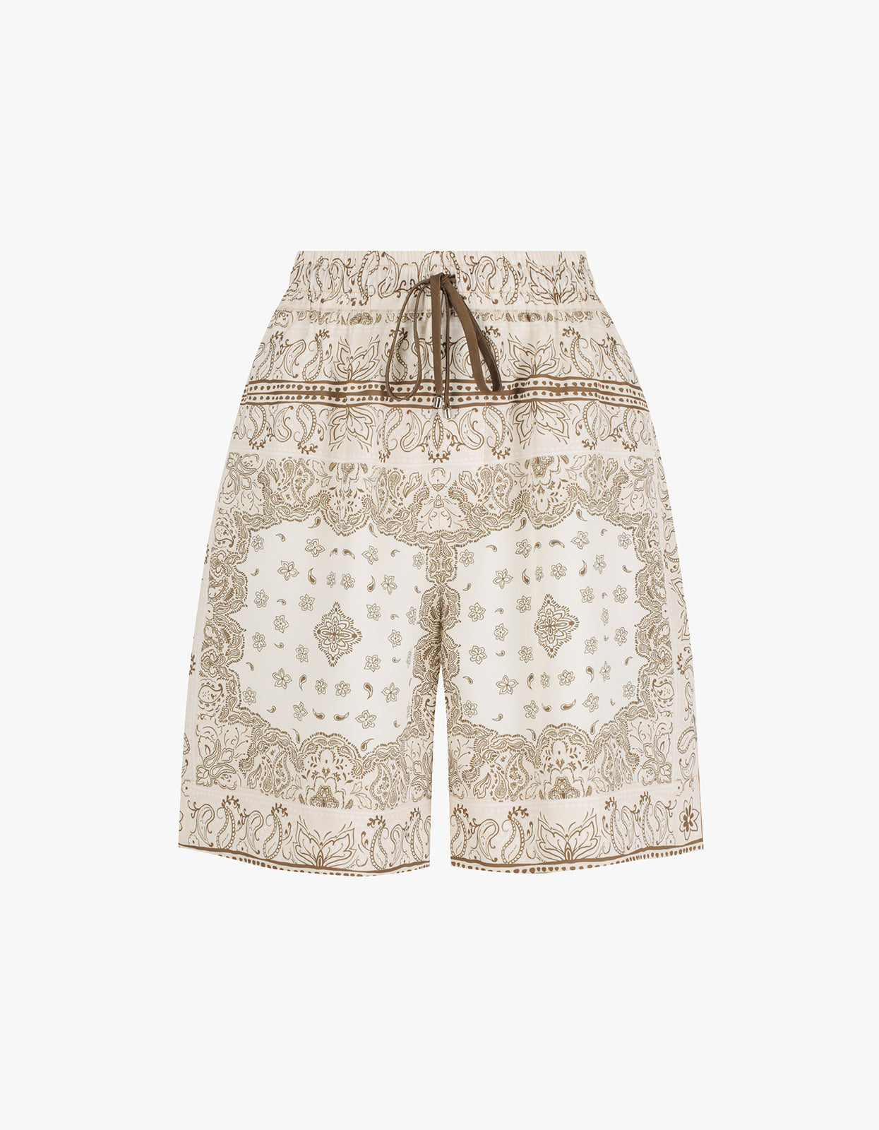 Laurel Relaxed Short - Beige Bandana