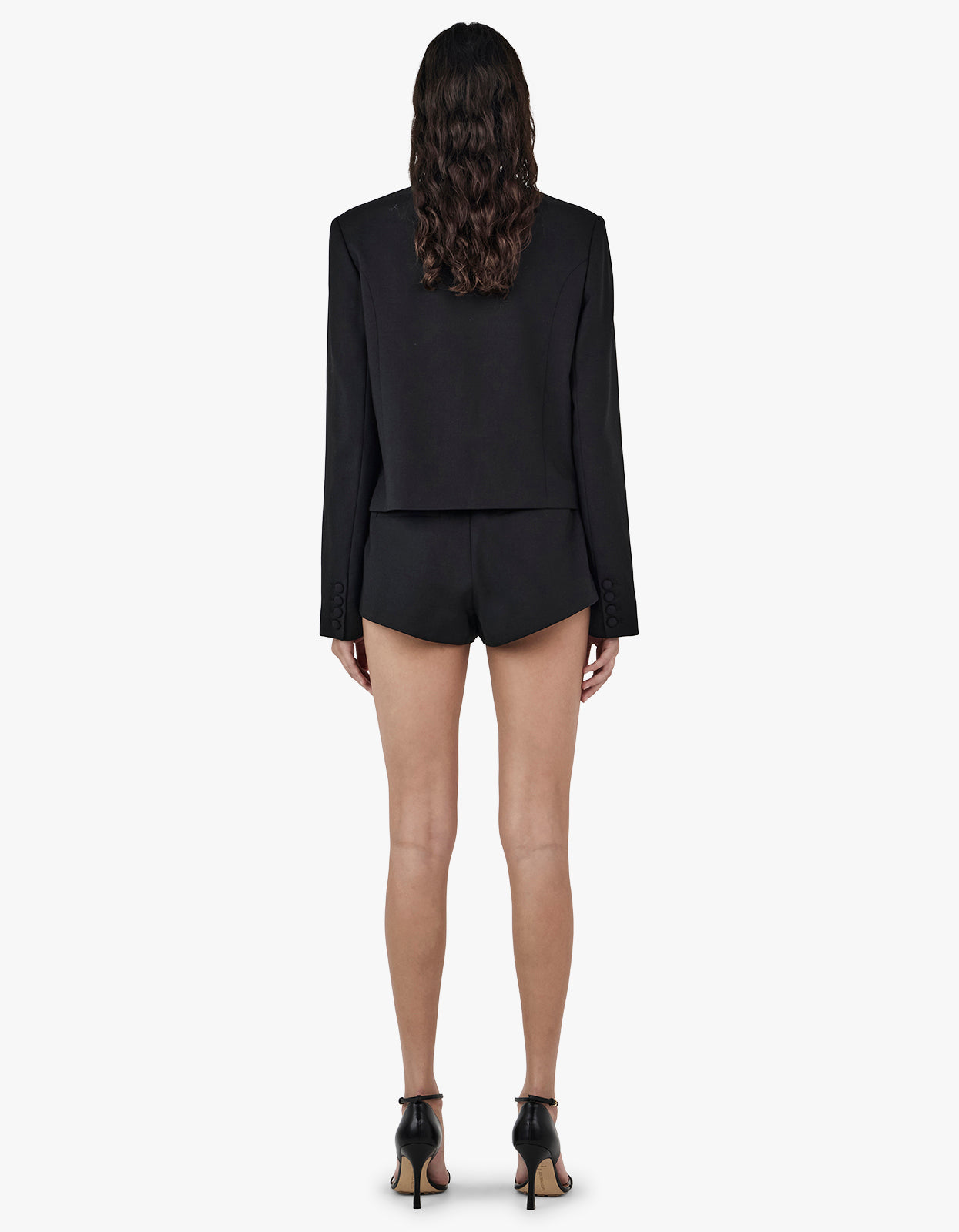 Millard Cropped Jacket - Black