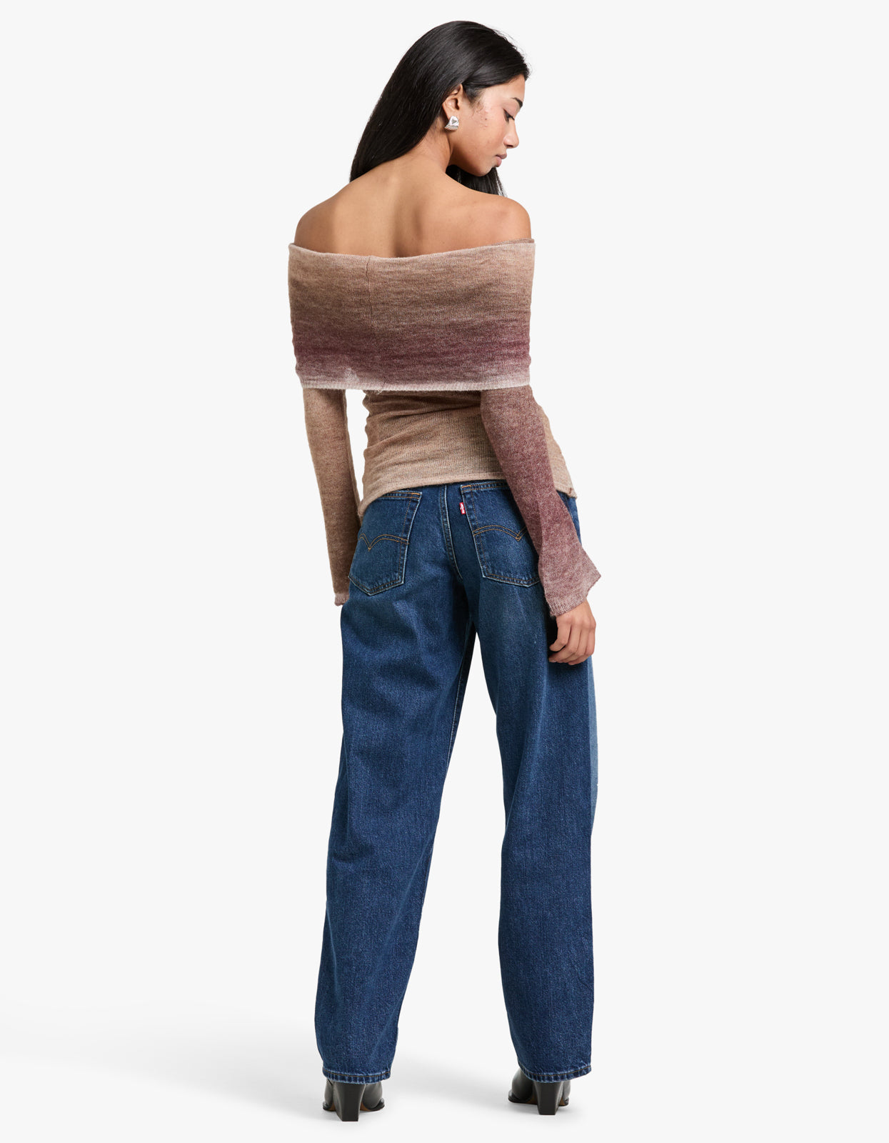 Naziree Knit Top - Mocha Marle