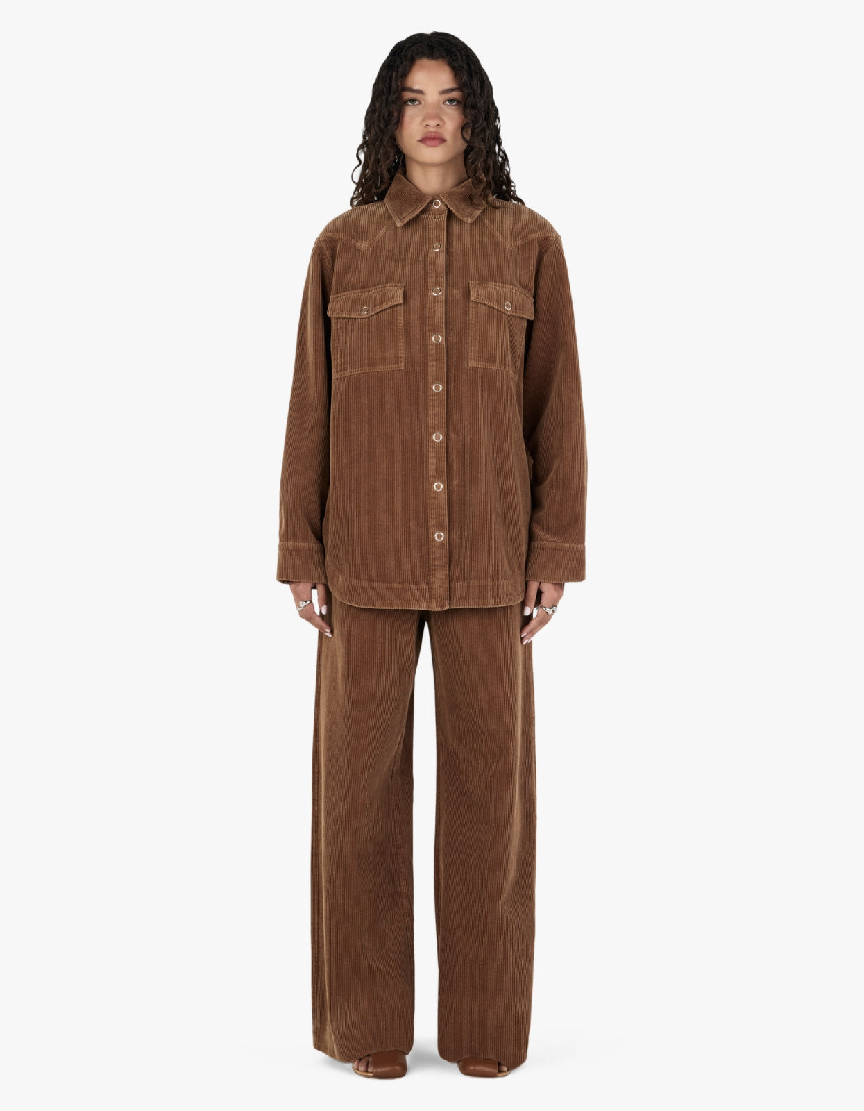 Jackson Cord Shirt - Tan