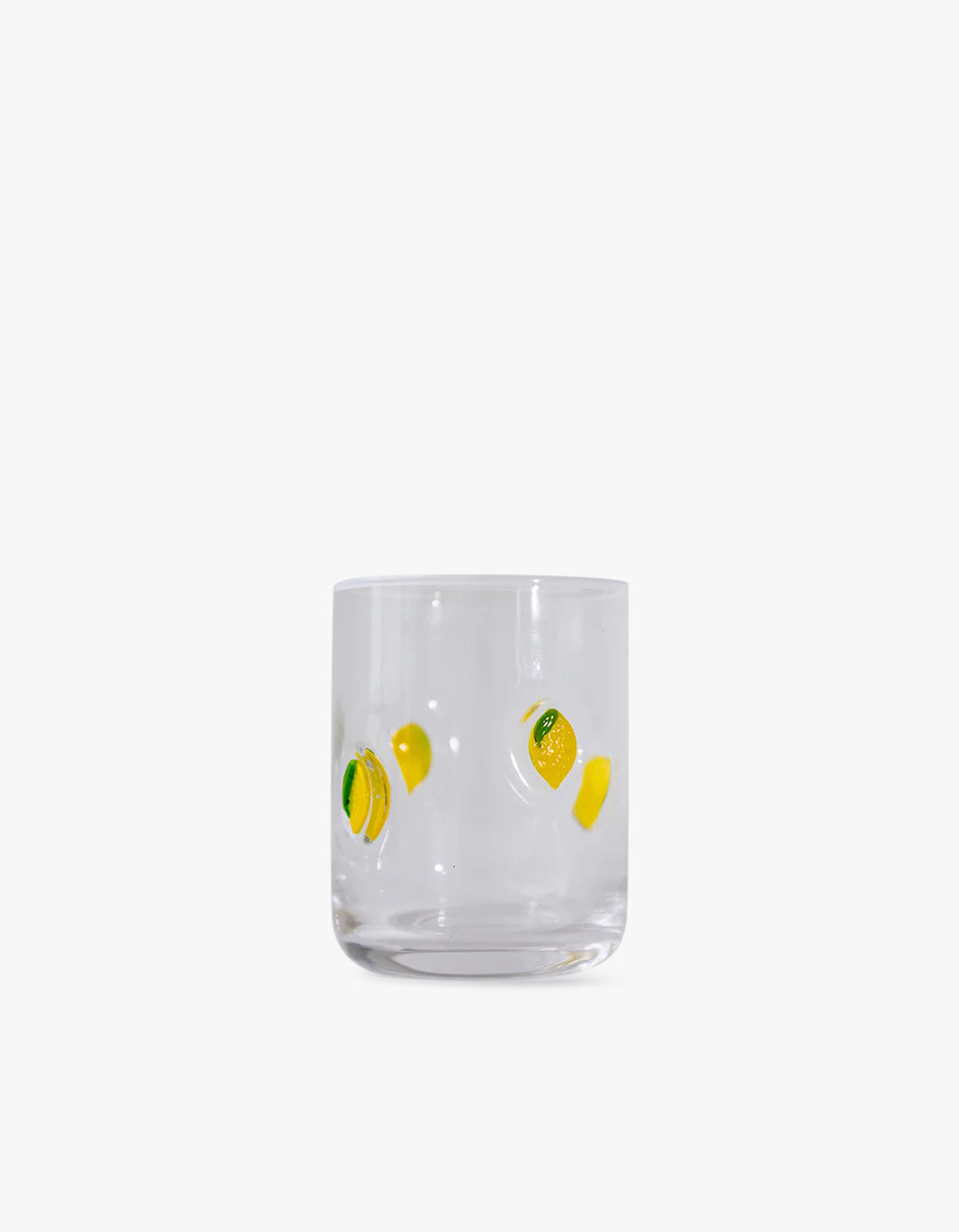 Lemon Icon Glass Set Of 4 - Lemon
