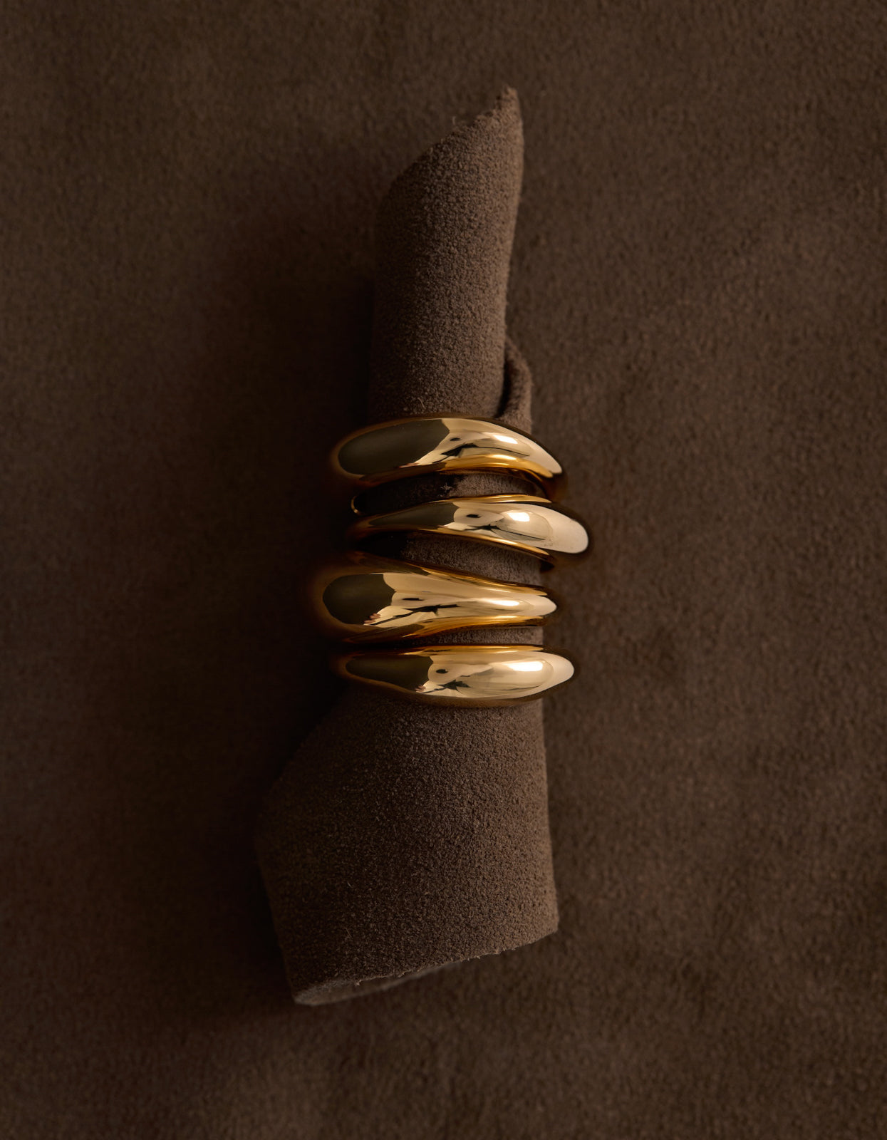 Within Motion Dome Ring - Gold