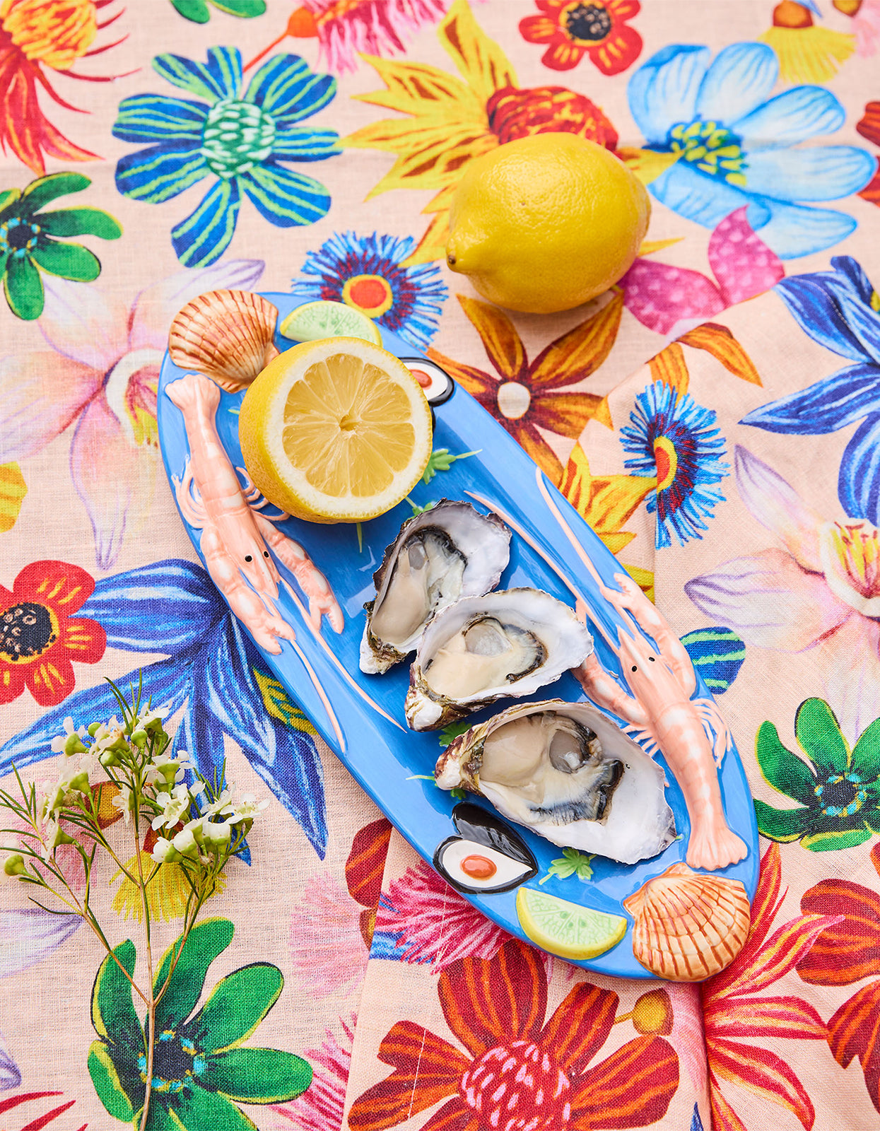 Fruits De Mer Oval Platter Small - Fruits De Me