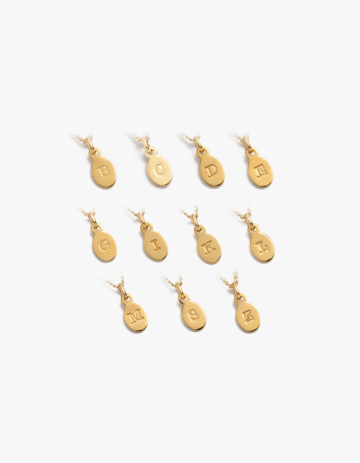 Initial Necklace - 18K Gold Vermeil