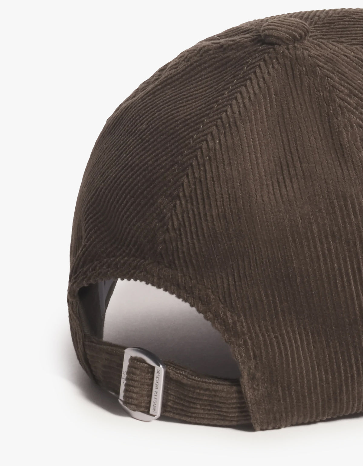 Maison Kitsune Paris Corduroy Cap - Cobblestone