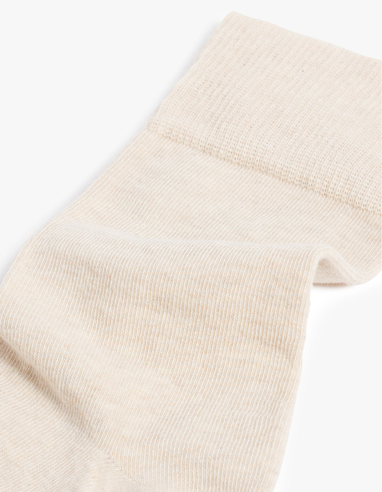 Fox Head Socks - Light Beige Melange
