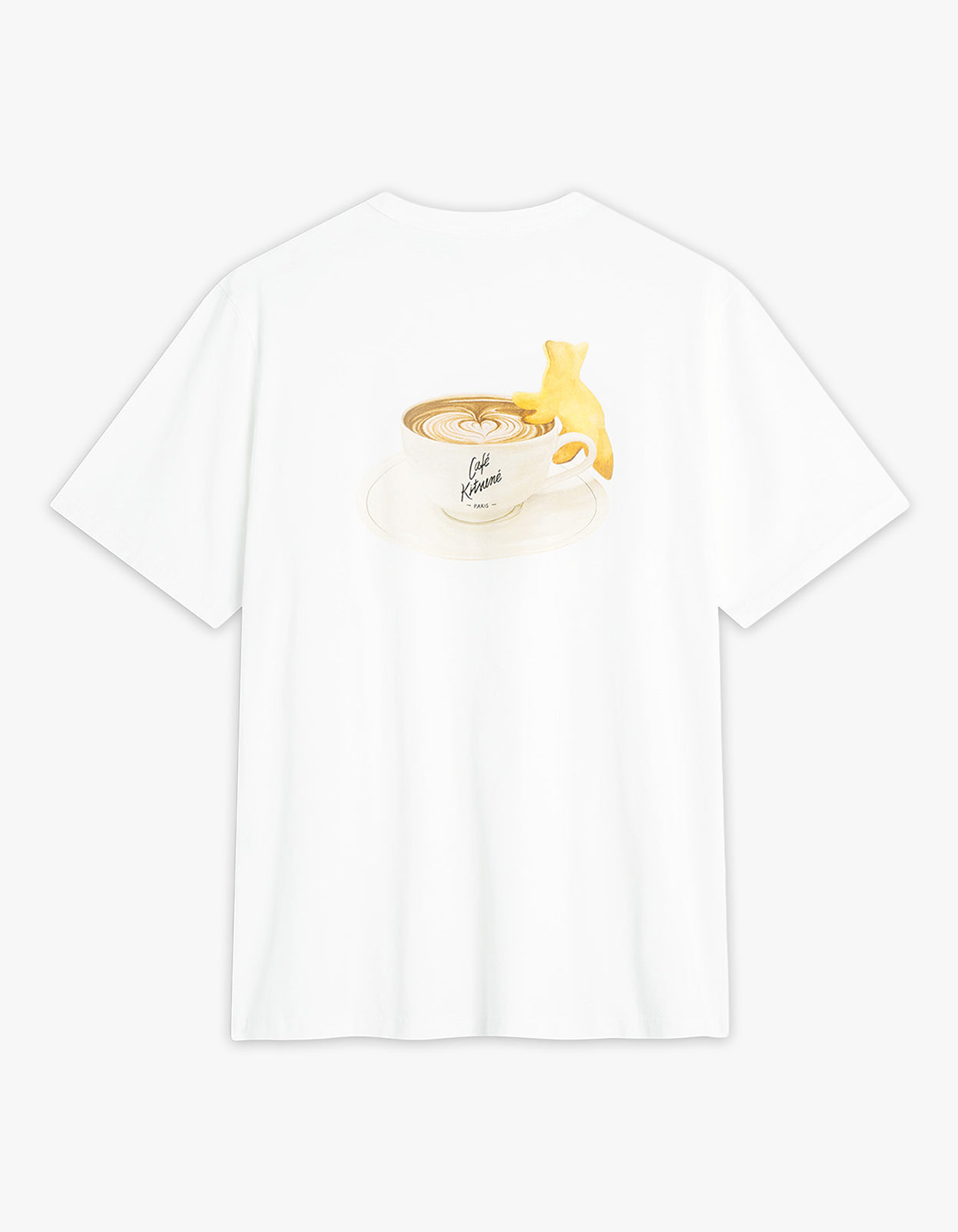 Cafe Kitsune Cappuccino Relax T Shirt - Tapioca