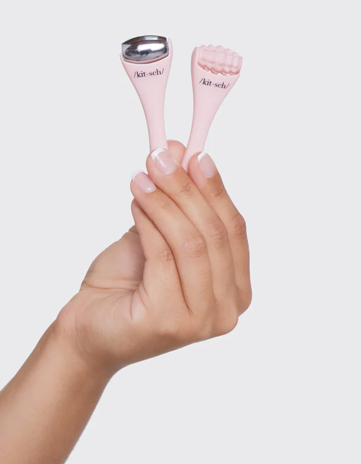 Mini Spa Rollers Set - Pink