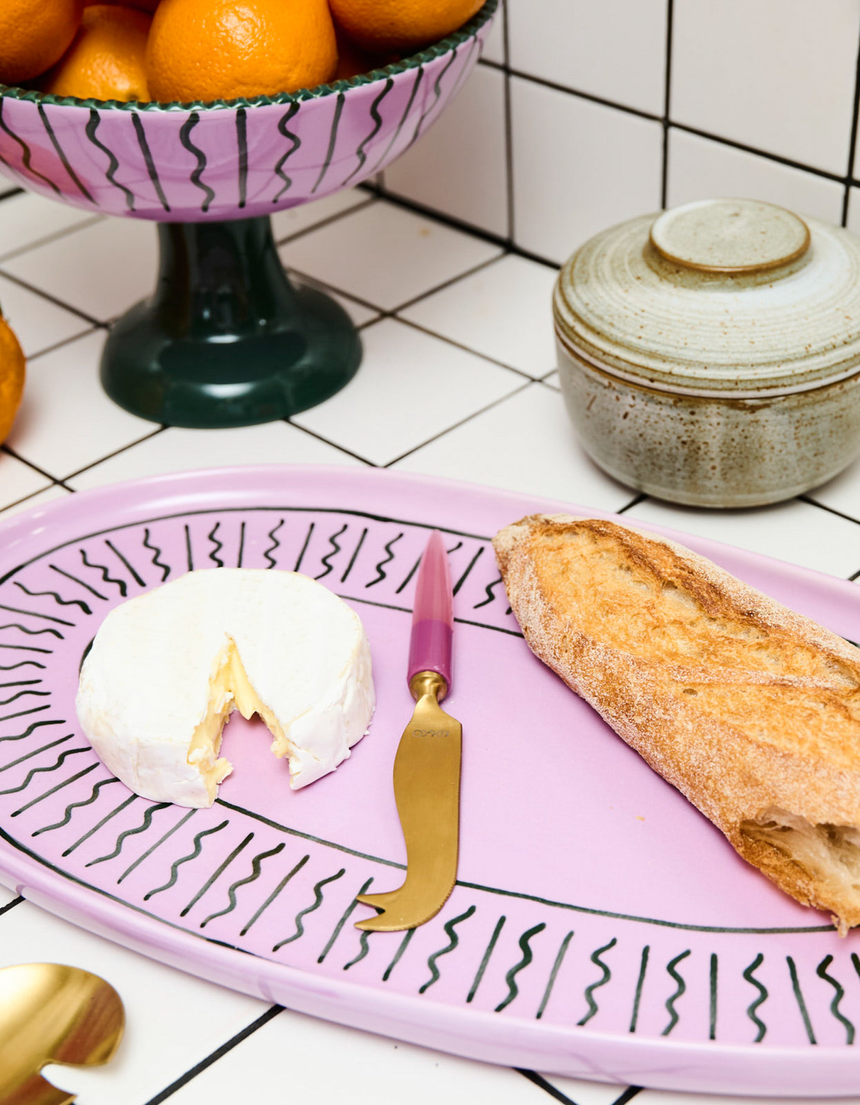 Alpine Peaks Platter - Purple