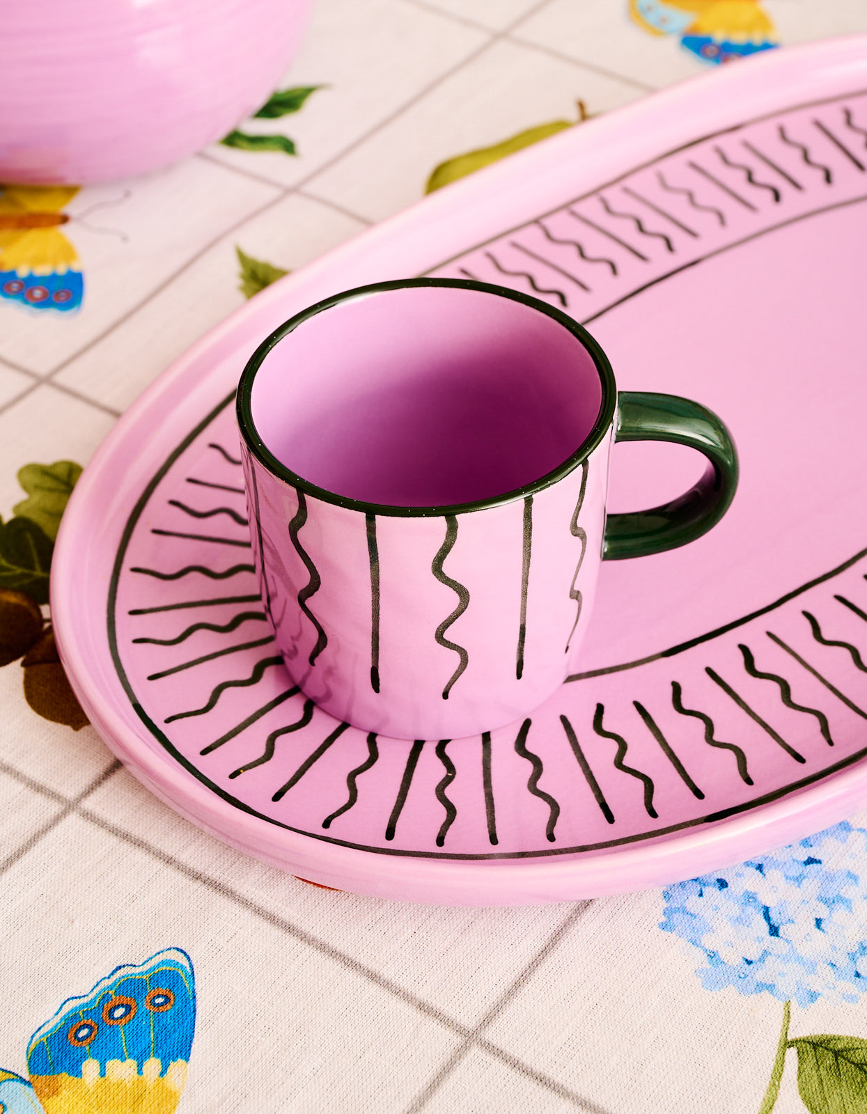 Alpine Peaks Mug Set - Purple