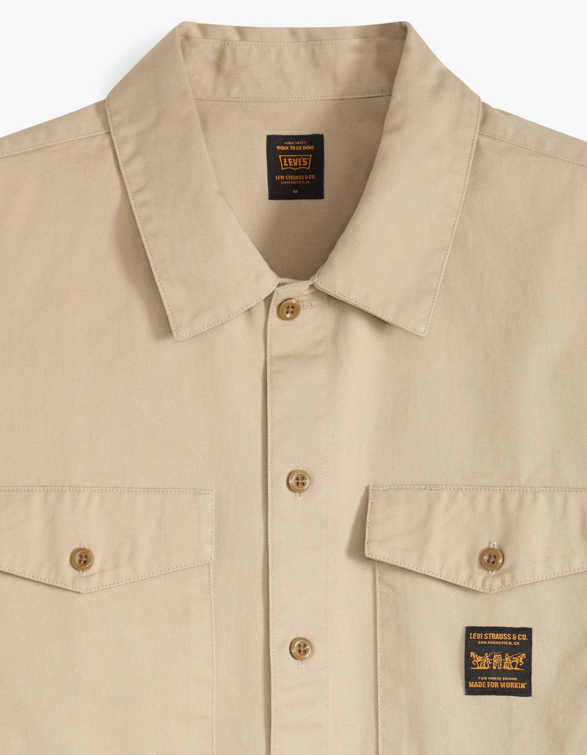 Workwear S/S Worker Shirt - Trench Coat