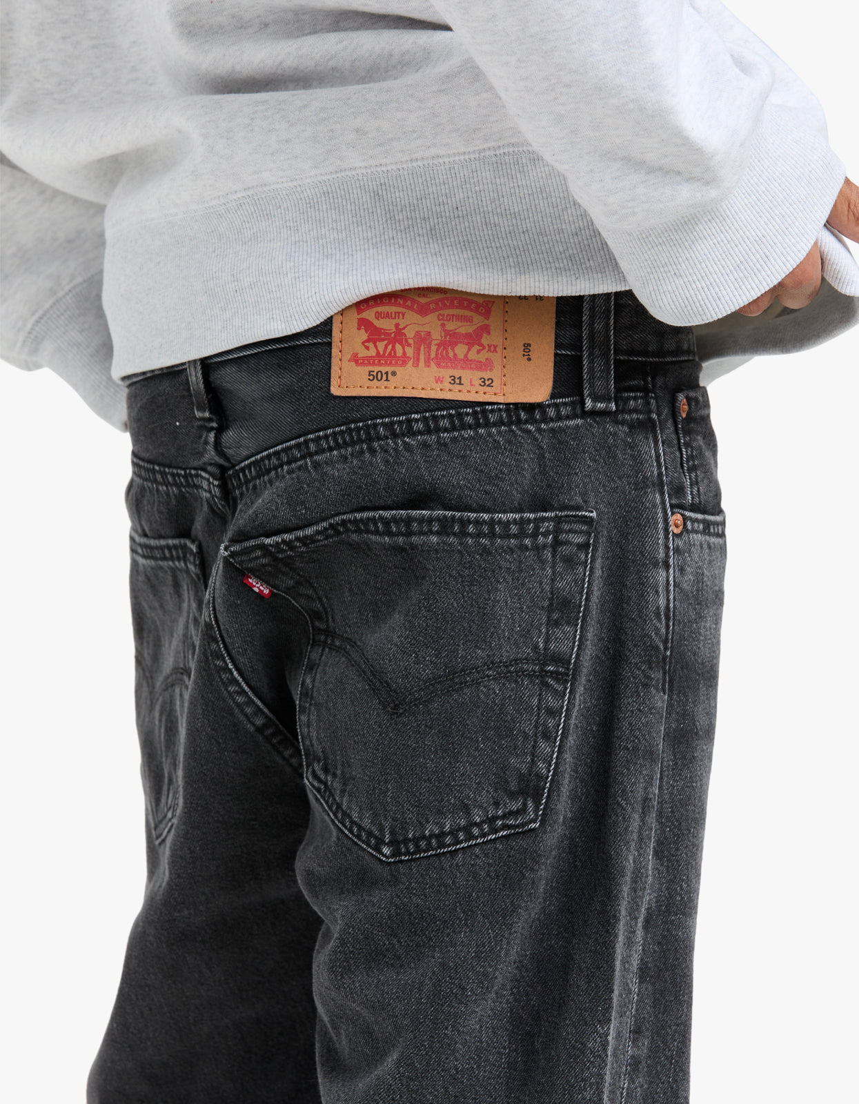 501 Levis Original Jean - Allnighter Black