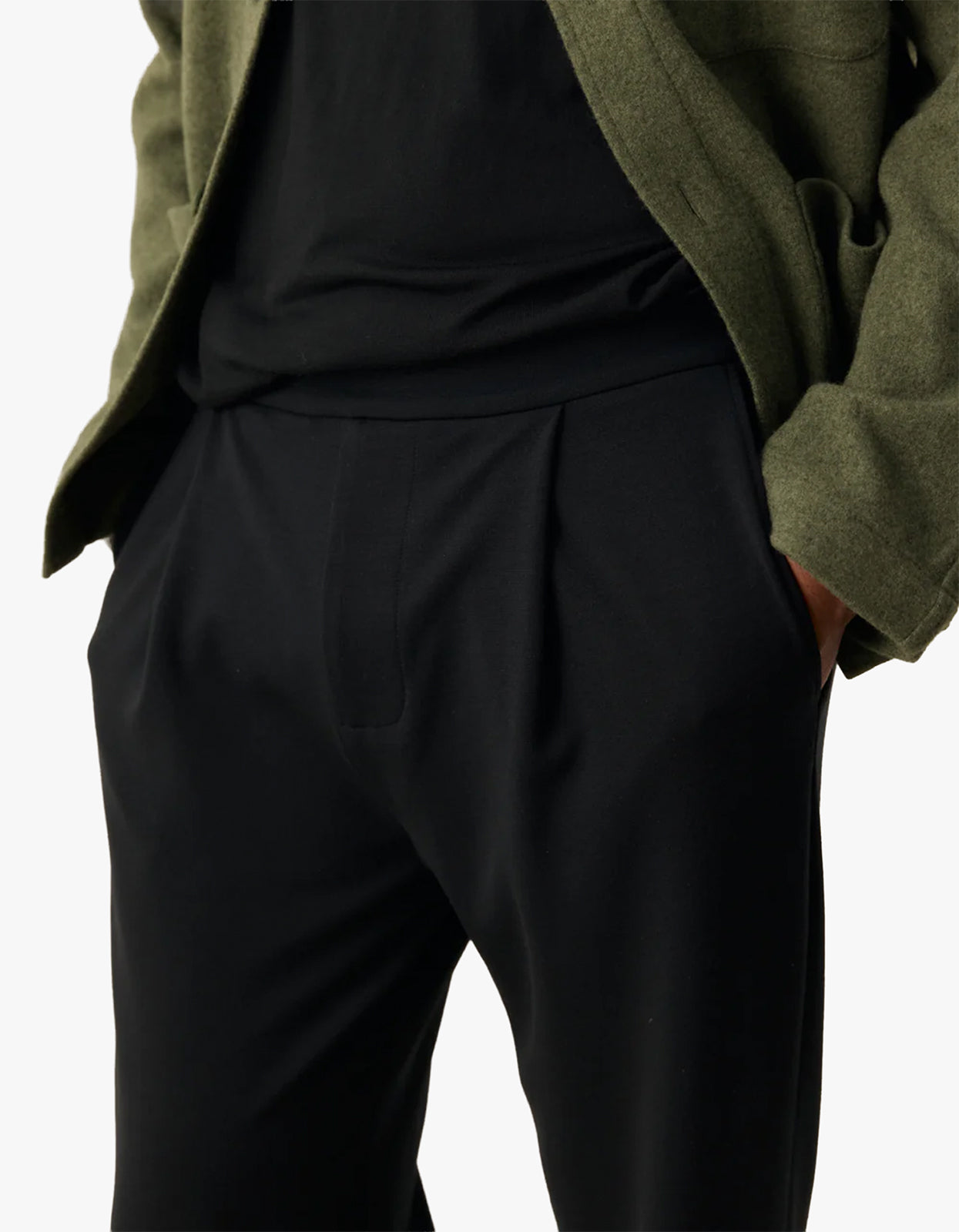 Mens Tailored Merino Pant - Black