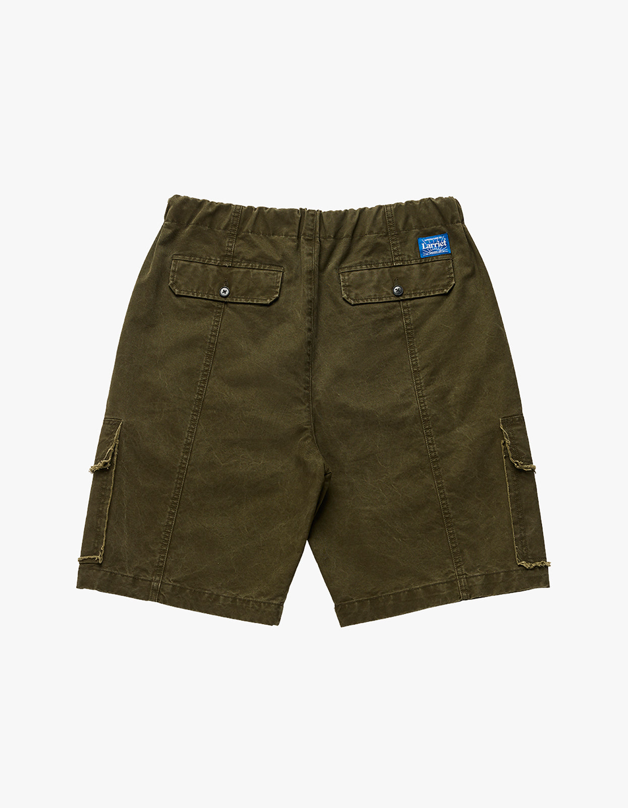Frayed Cargo Short - Olive