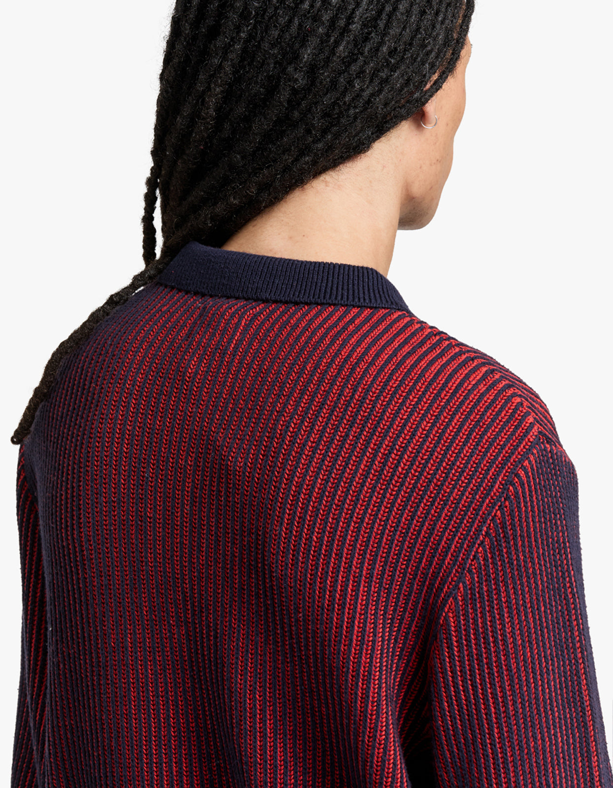 Fishermans Polo - Navy/Red