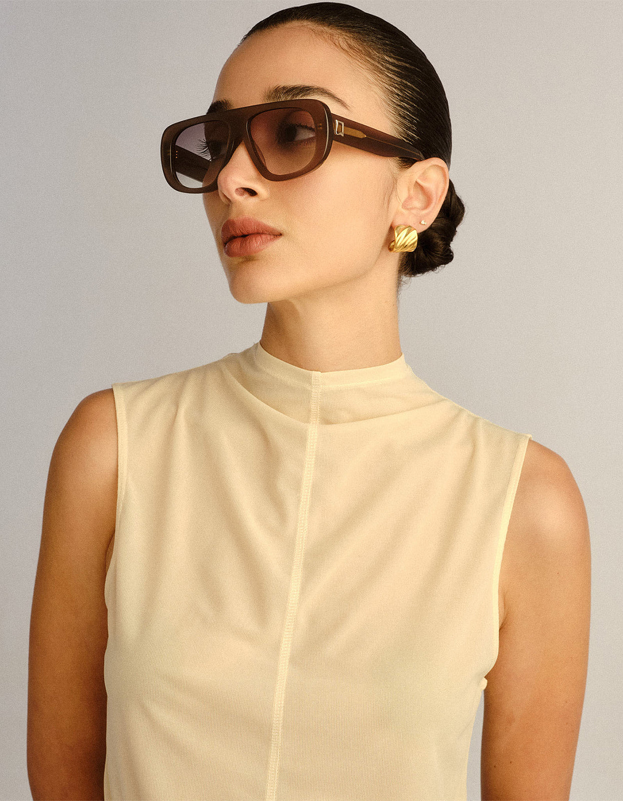 The Dionne Sunglasses - Mushroom
