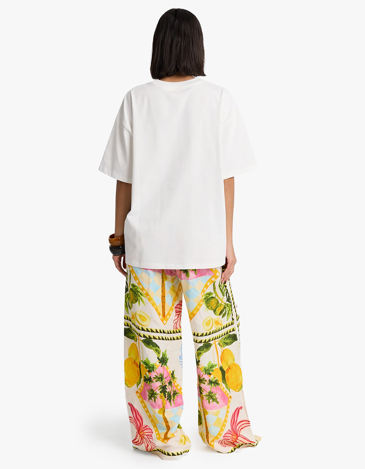 Palm Spring Oversize Tee - White