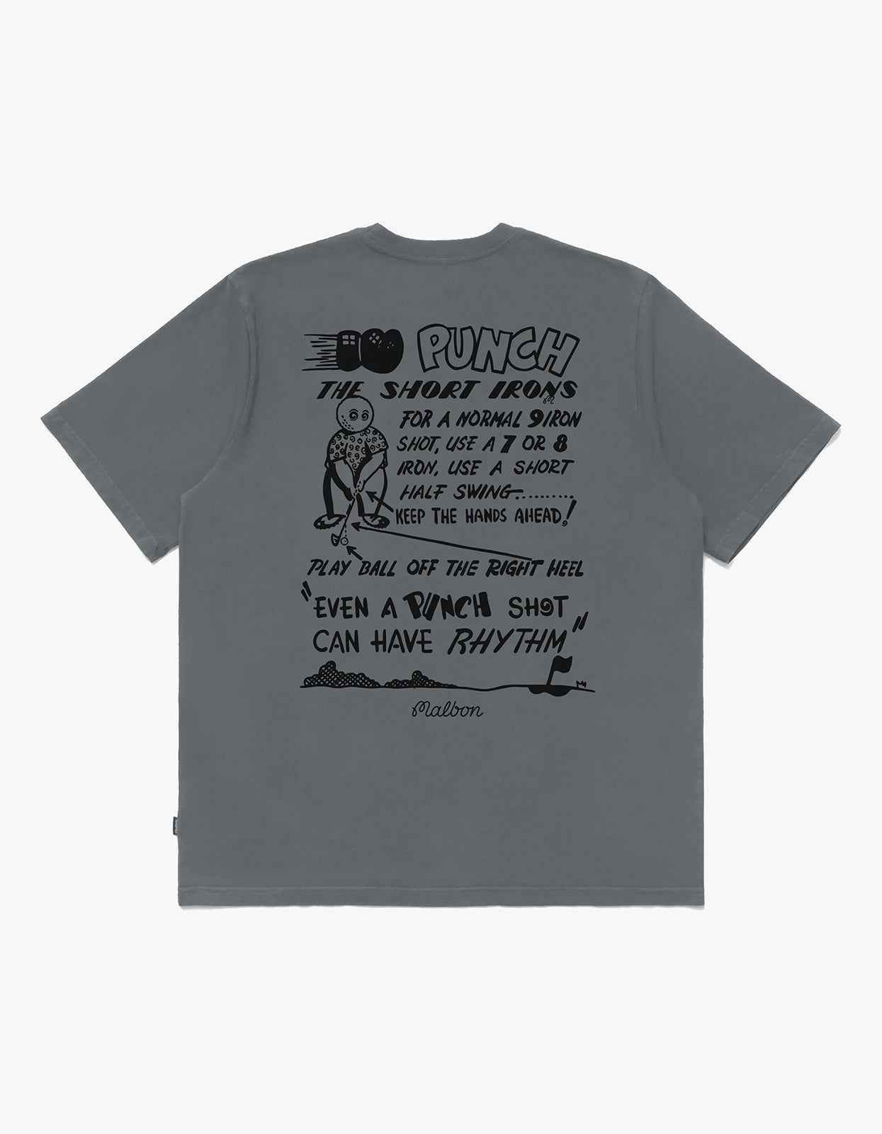 Punch Shot S/S T Shirt - Charcoal Grey