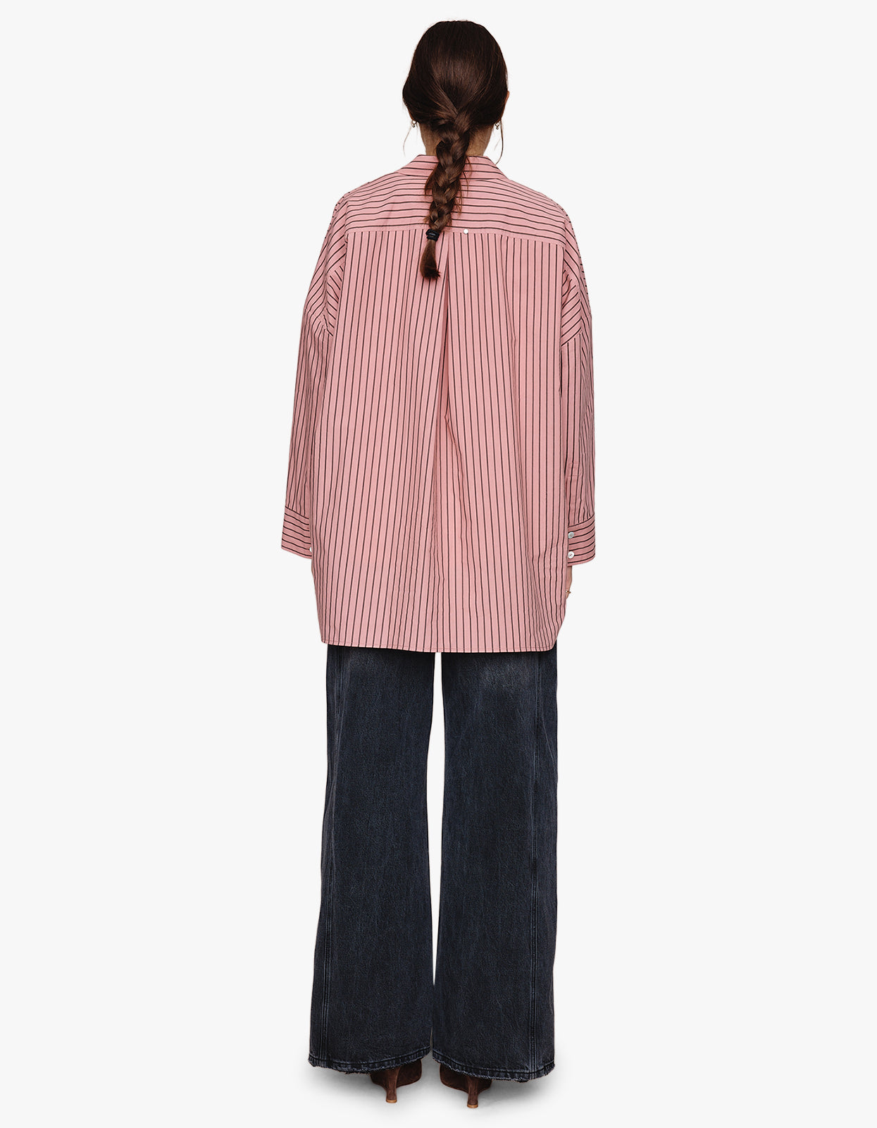 Edie Shirt - Rosewood Stripe