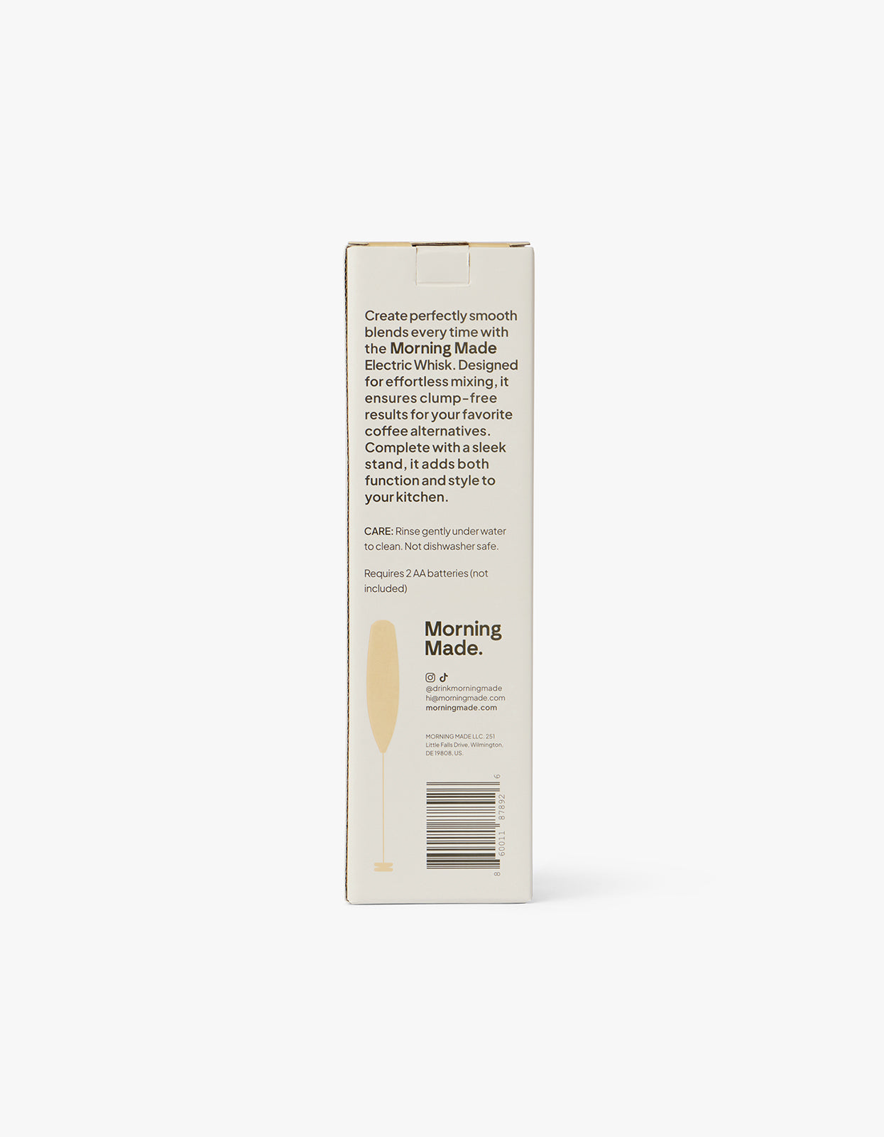 Electric Matcha Whisk - White