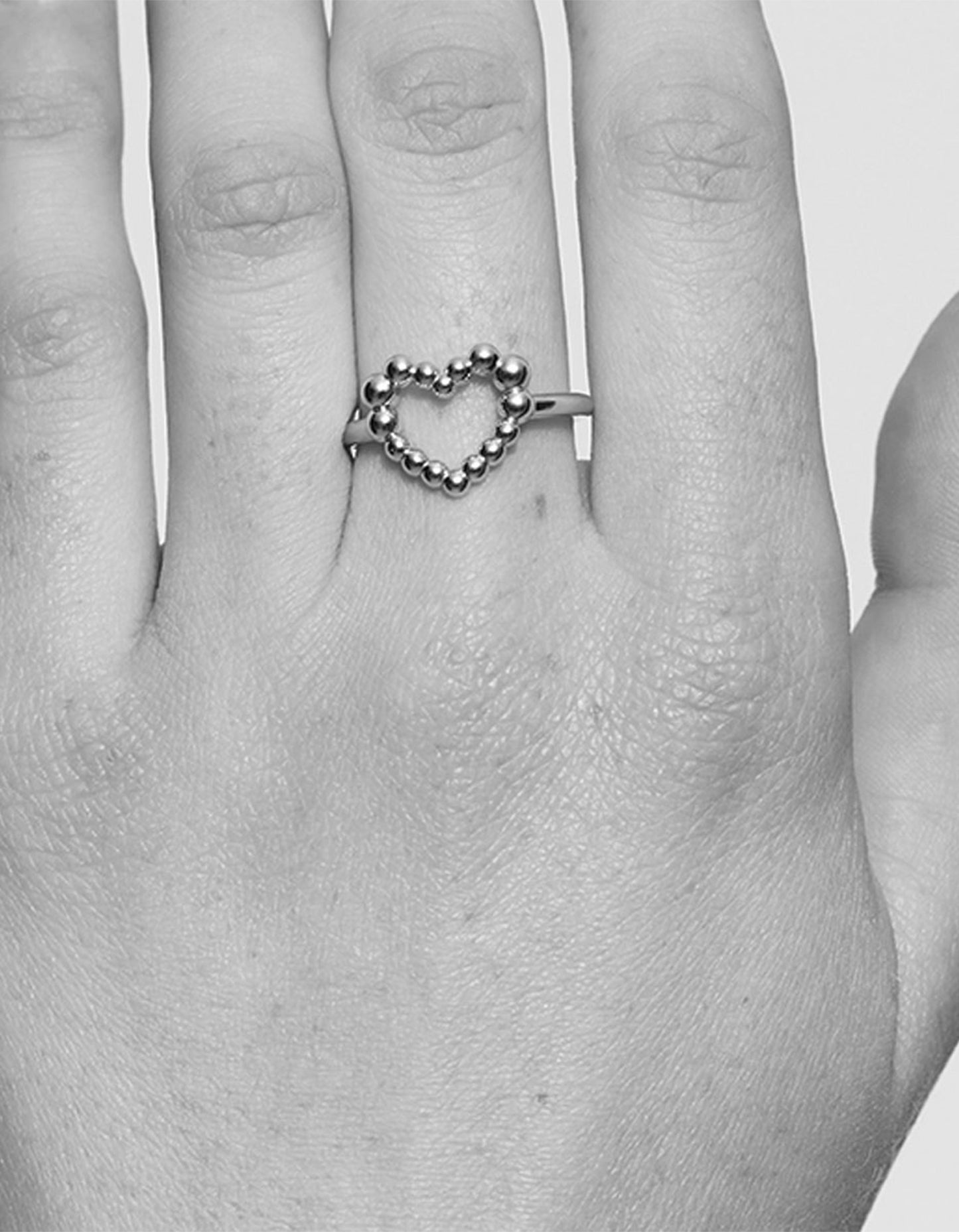 Fizzy Heart Ring - Sterling Silver