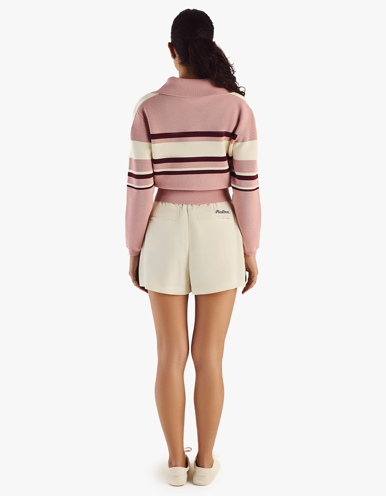 Simona Zip Up Jacket - Rose