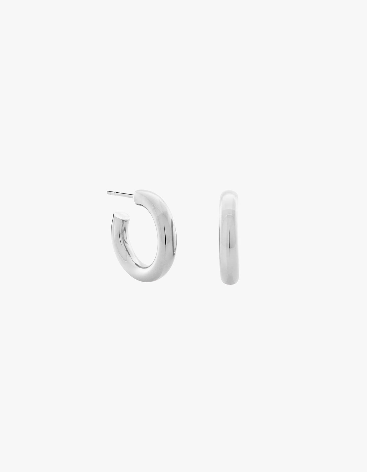 Little Chubbies Hoops - Sterling Silver