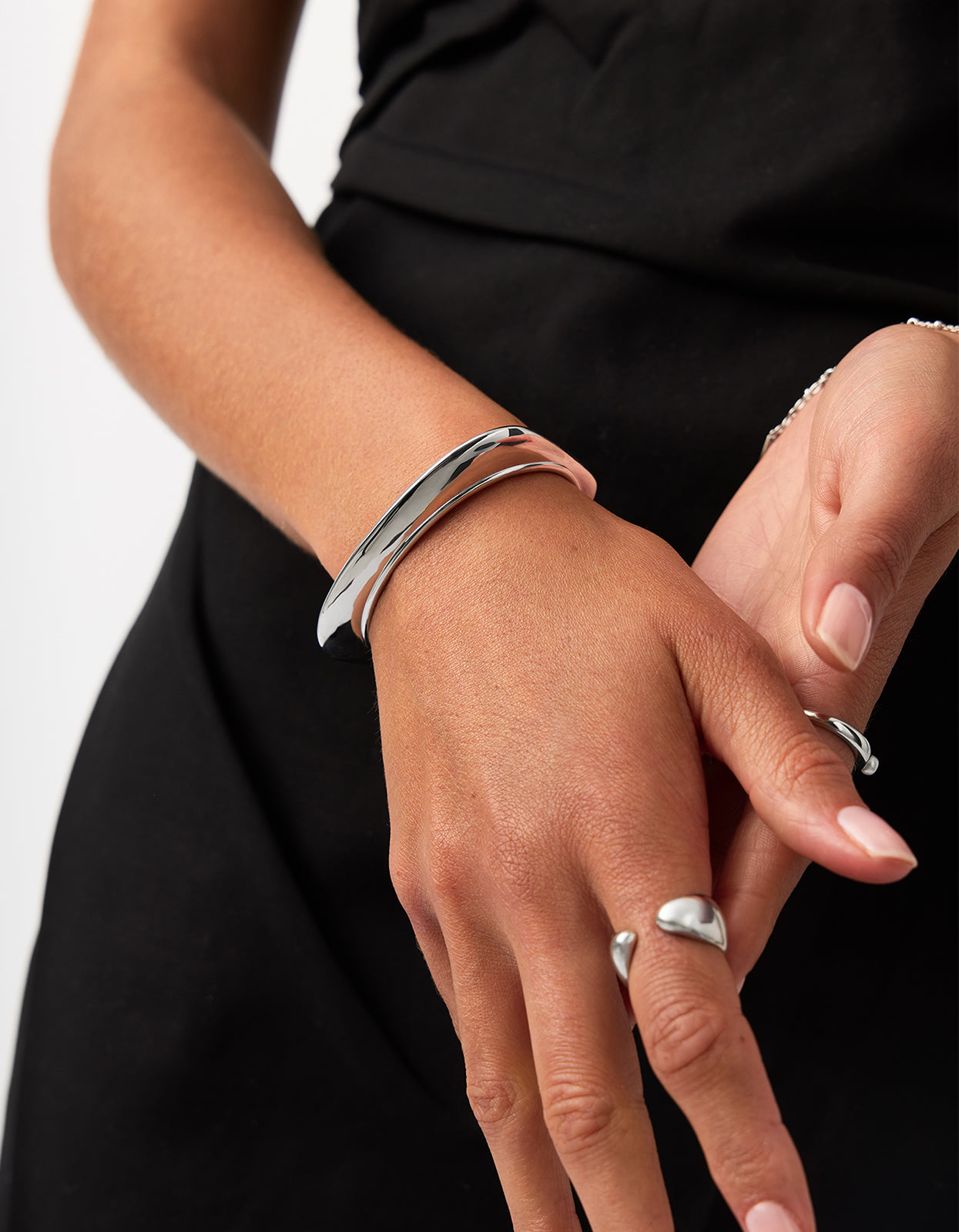 Simple Hera Cuff - Silver