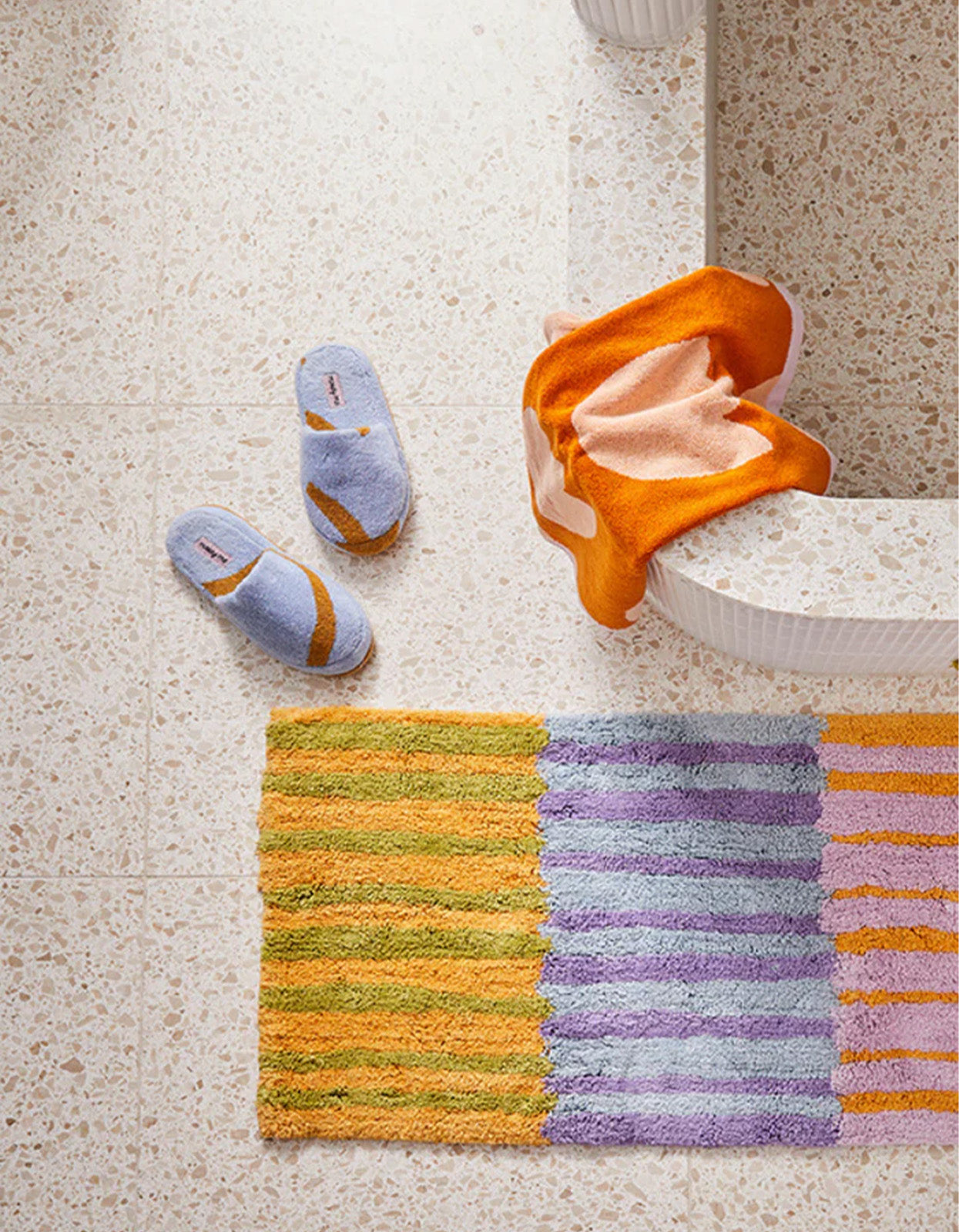 Strokes Bath Runner - Stripe