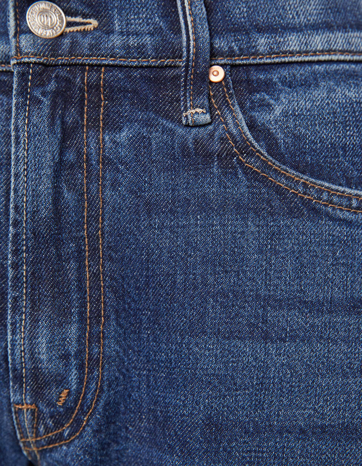 Mid Rise Full Pipe Flood Fray - Unplugged